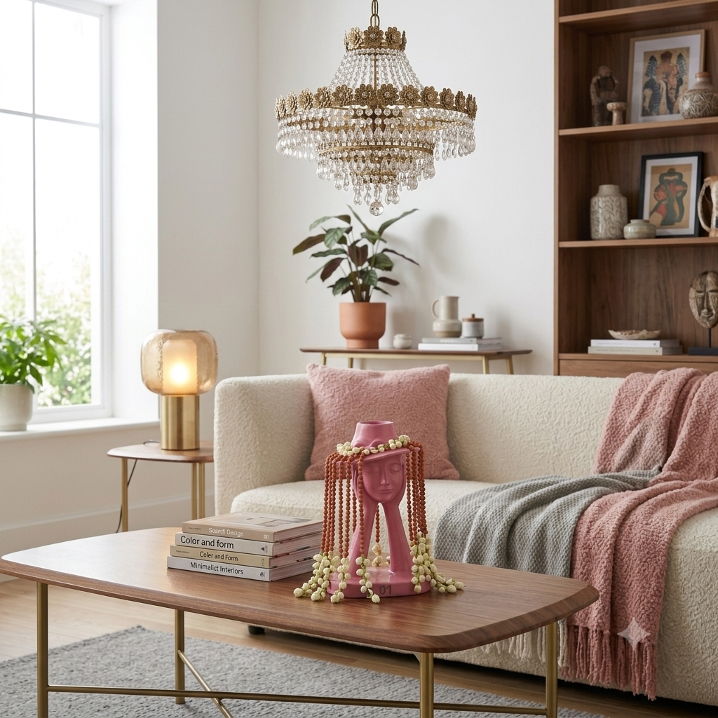 Lady Head Face Vase for Elegant Home and Event Décor