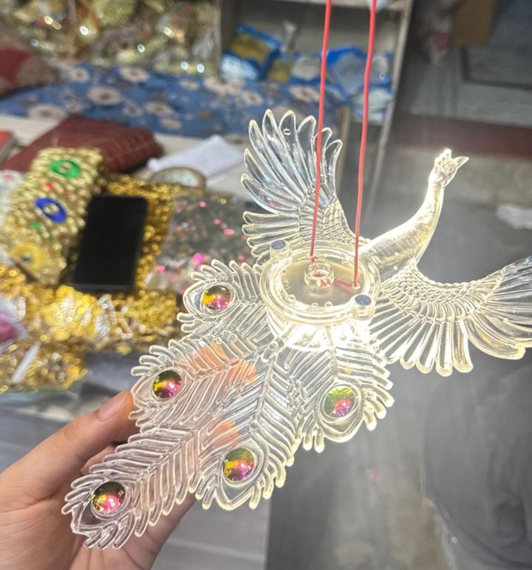 Peacock Acrylic Decoration for Wedding and Event Décor