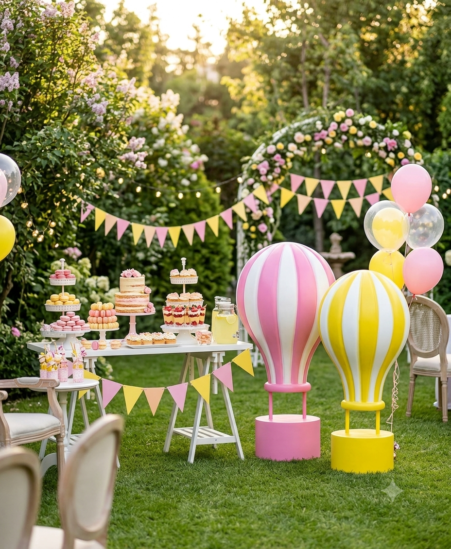 Premium Fiber Balloon Decoration for Wedding and Events