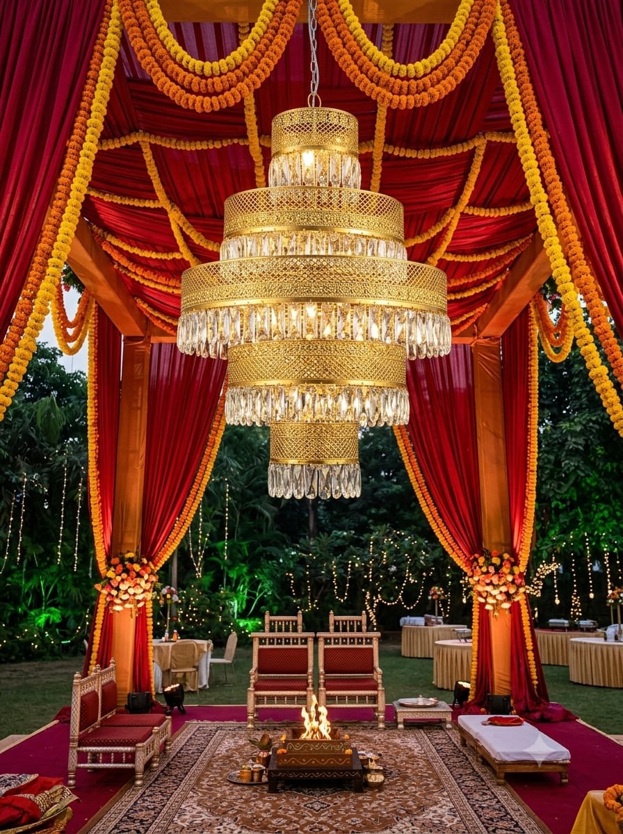 Designer Chandelier for Wedding and Event Decoration