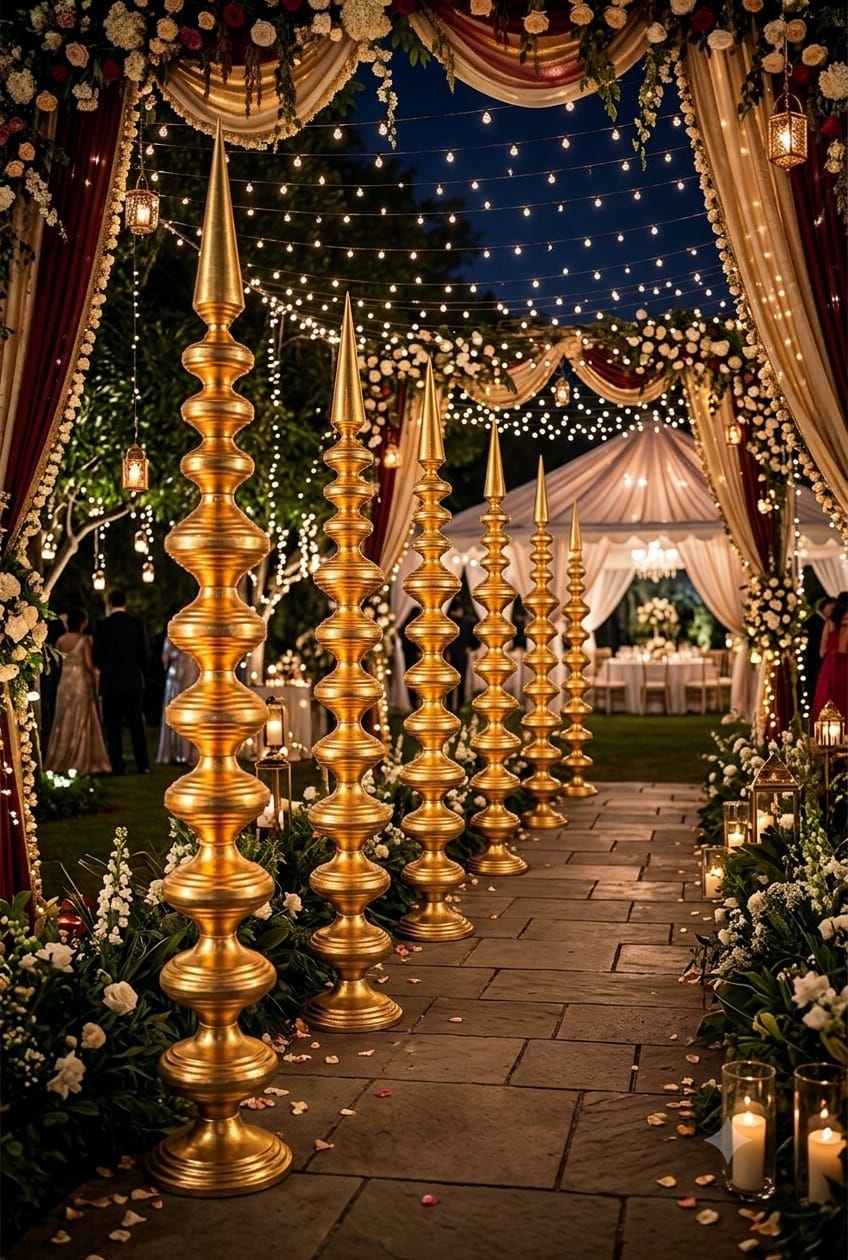 Iran Minar Decoration for Wedding, Stage & Events