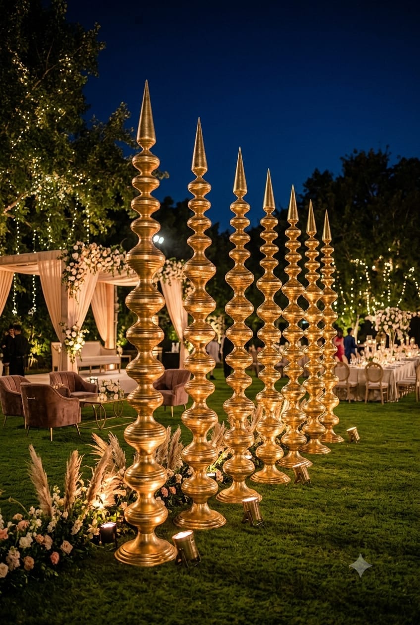 Iran Minar Decoration for Wedding, Stage & Events