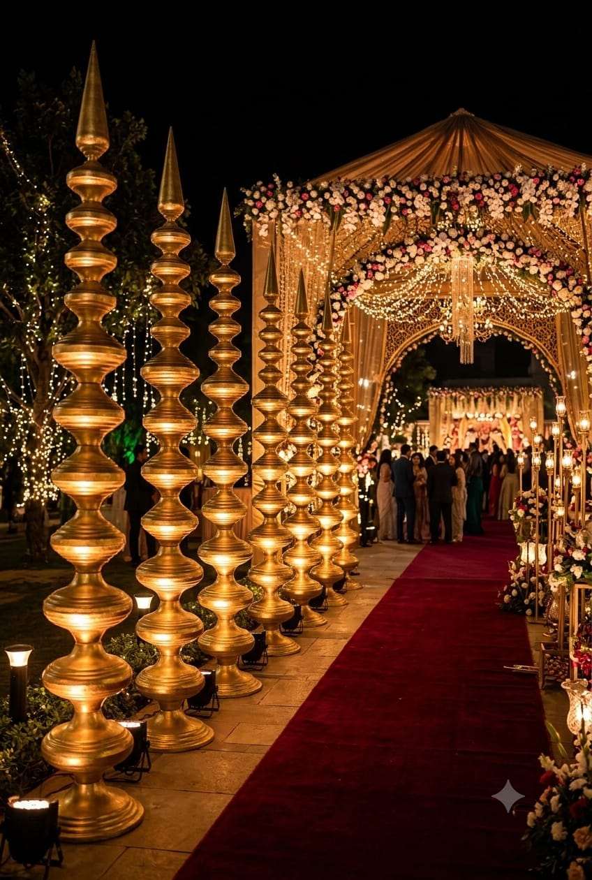 Iran Minar Decoration for Wedding, Stage & Events