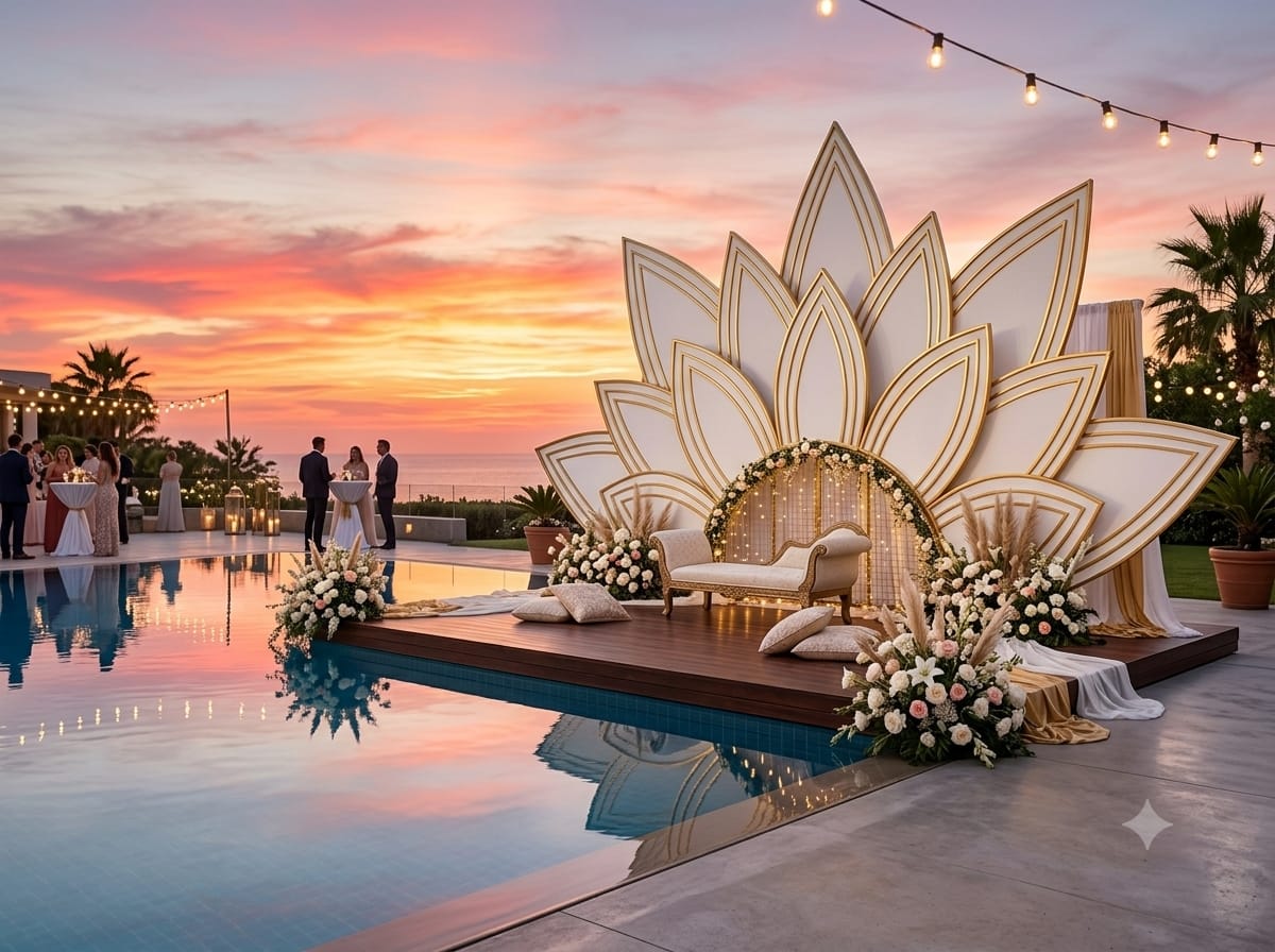 8×14 Wooden Stage for Wedding and Event Decoration