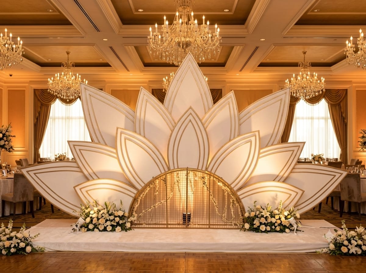 8×14 Wooden Stage for Wedding and Event Decoration