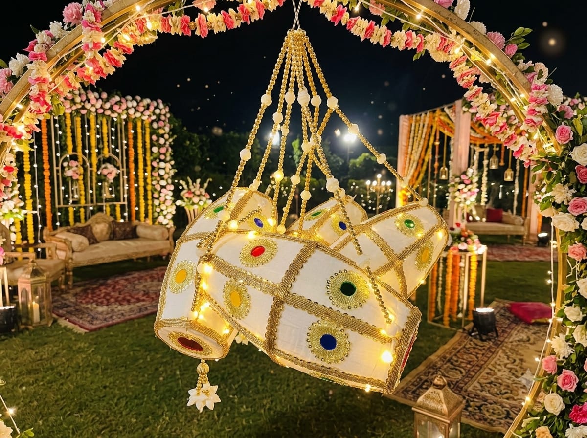 Titli Dholak Decoration for Wedding, Sangeet & Events