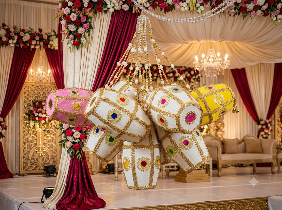 Titli Dholak Decoration for Wedding, Sangeet & Events