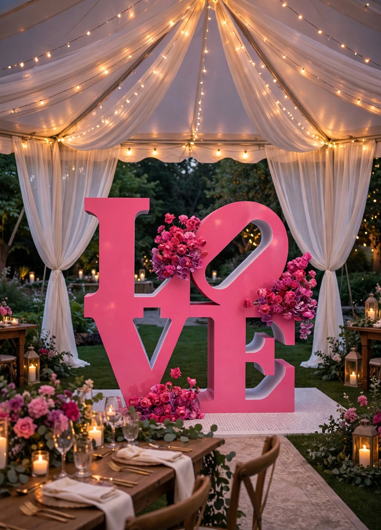 Premium Wooden LOVE Decoration Letter for Weddings
