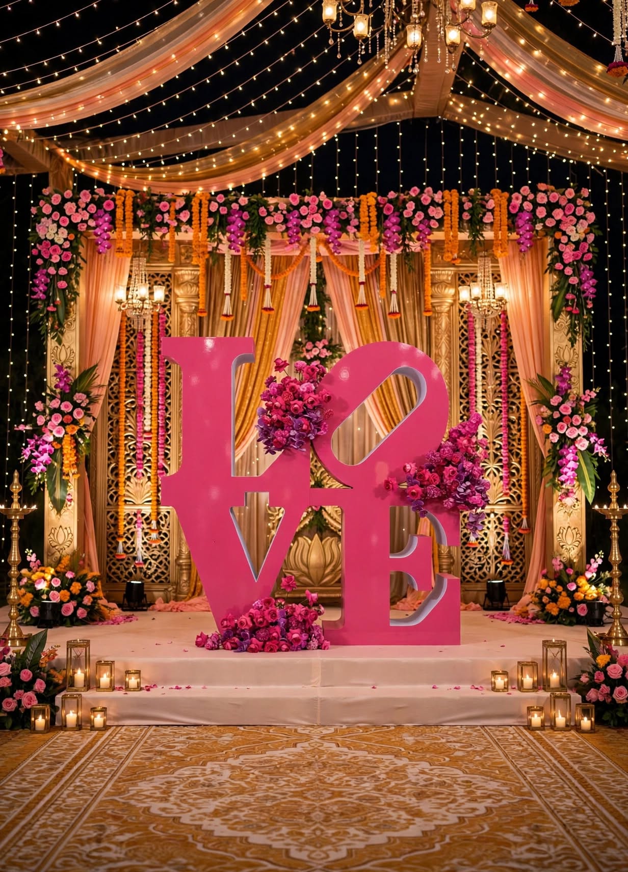 Premium Wooden LOVE Decoration Letter for Weddings