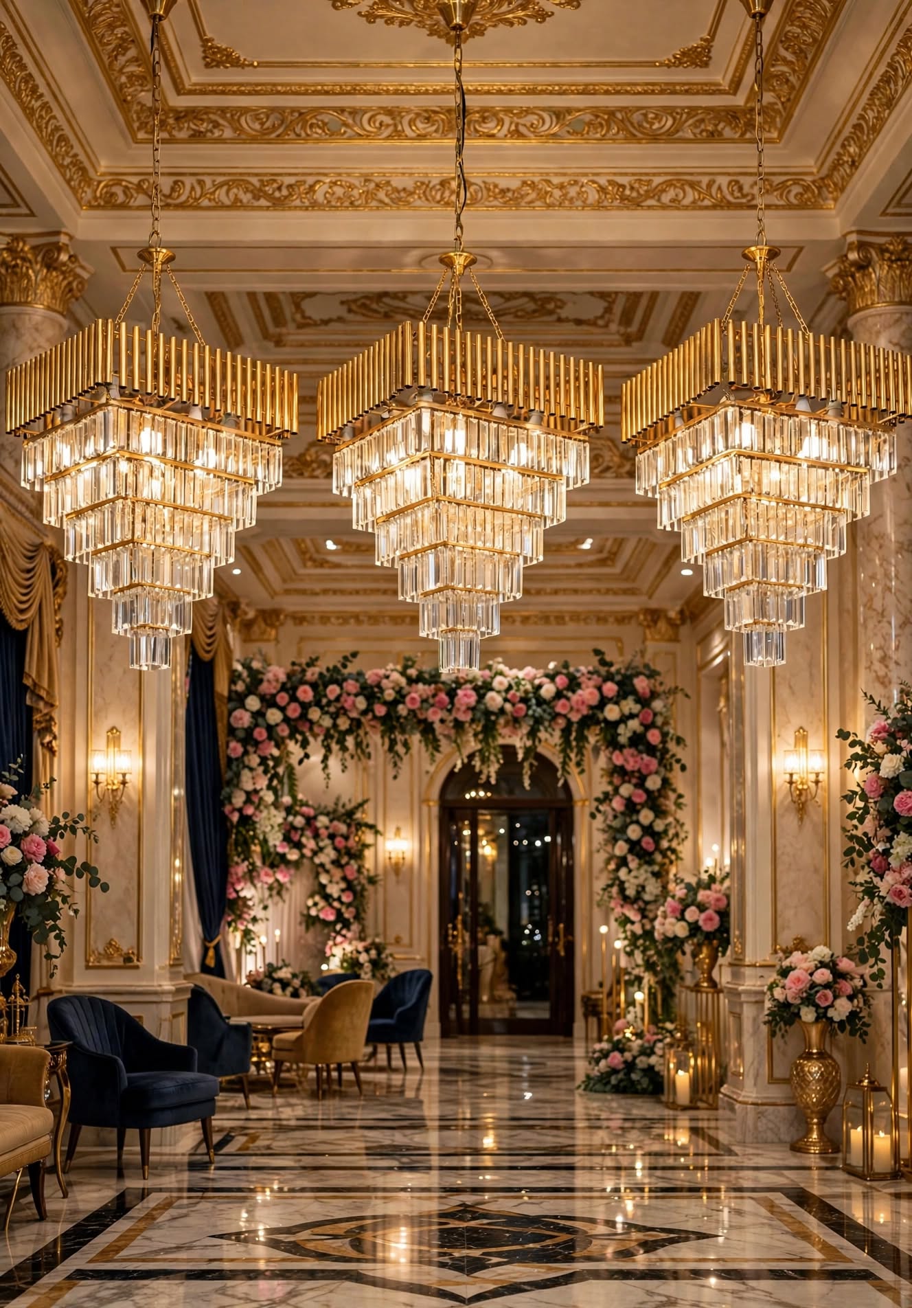 Premium Iran Chandelier for Wedding and Event Decoration