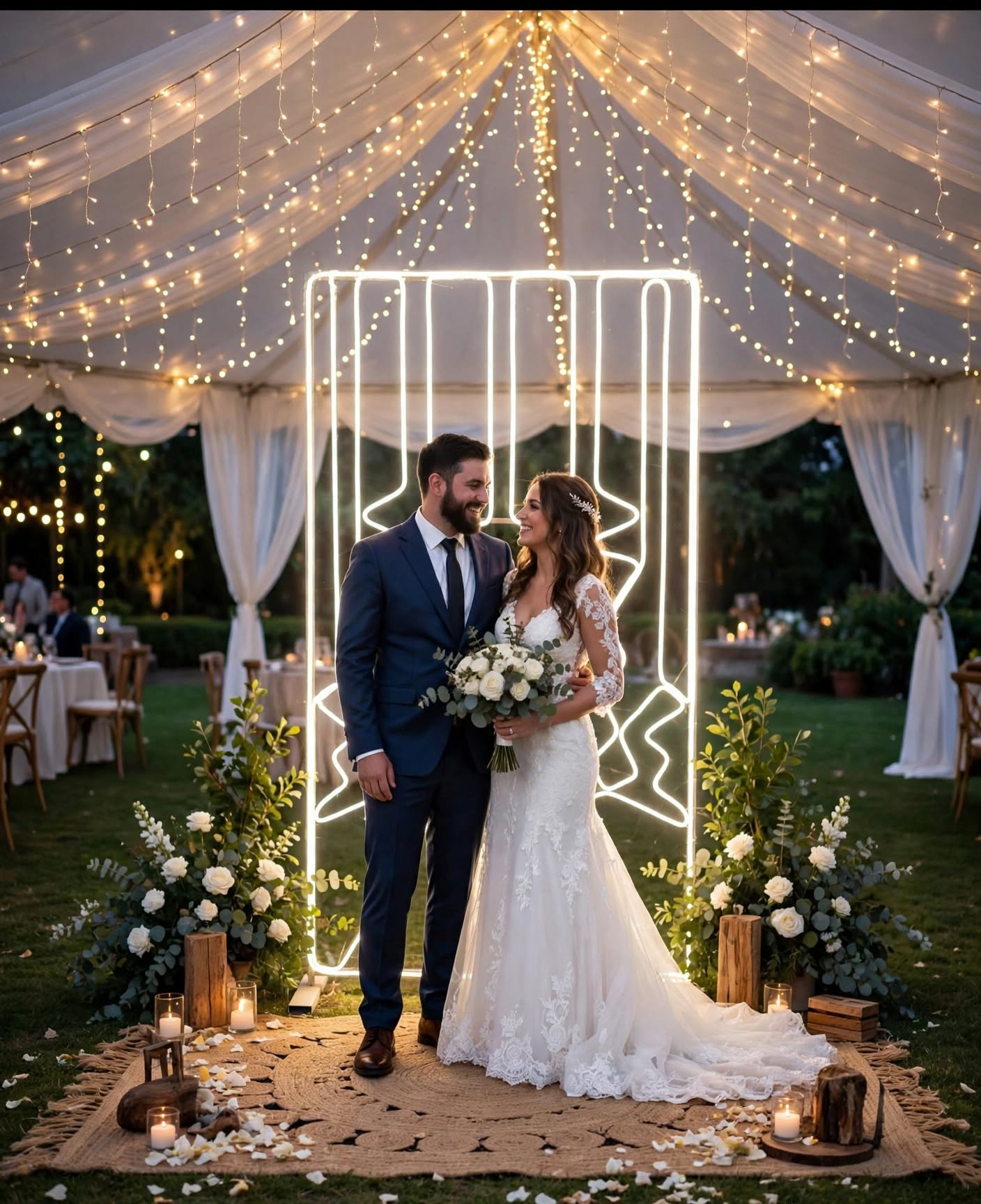 4×8 Feet Premium LED Panel for Wedding Stage Decoration