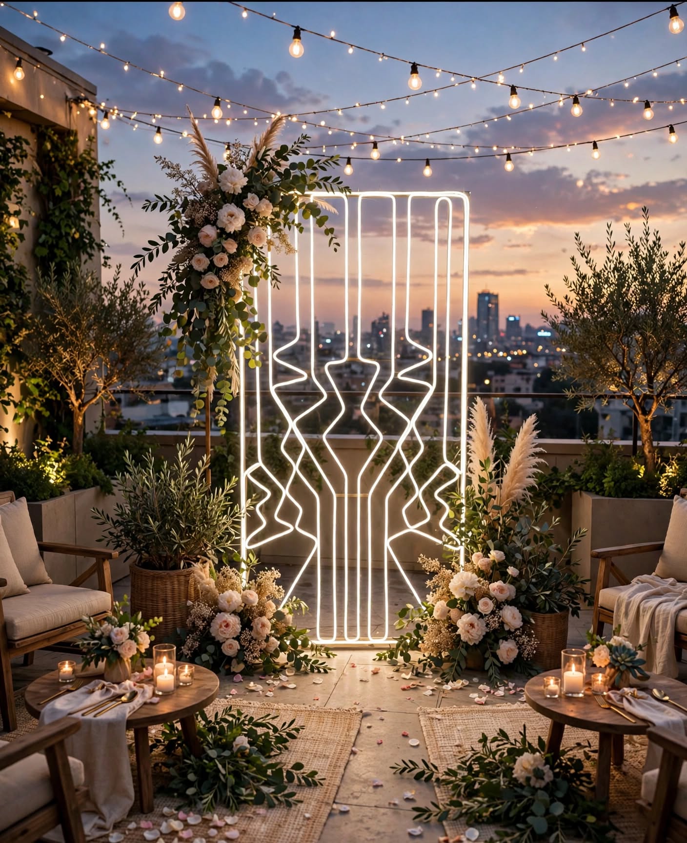 4×8 Feet Premium LED Panel for Wedding Stage Decoration