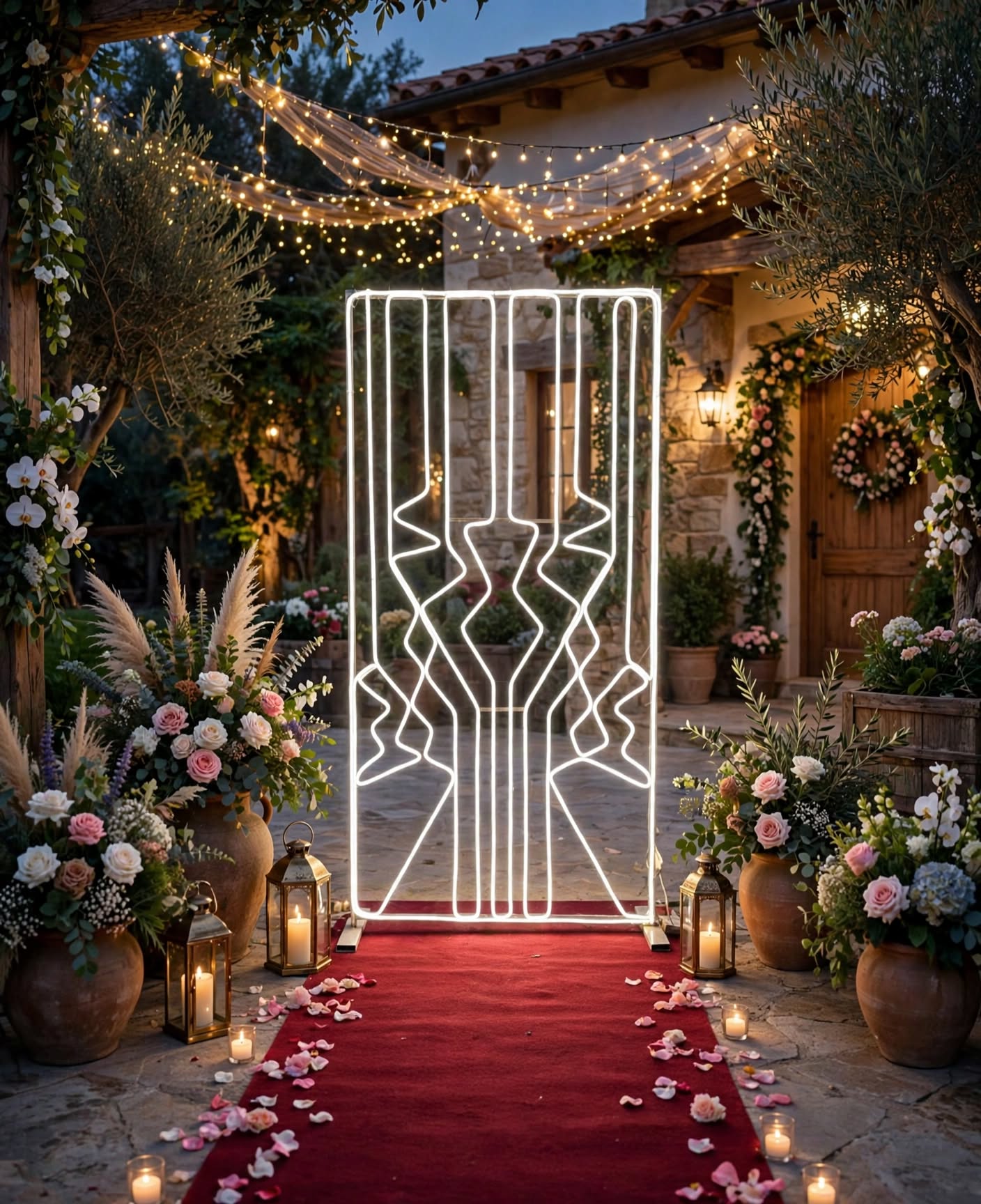 4×8 Feet Premium LED Panel for Wedding Stage Decoration