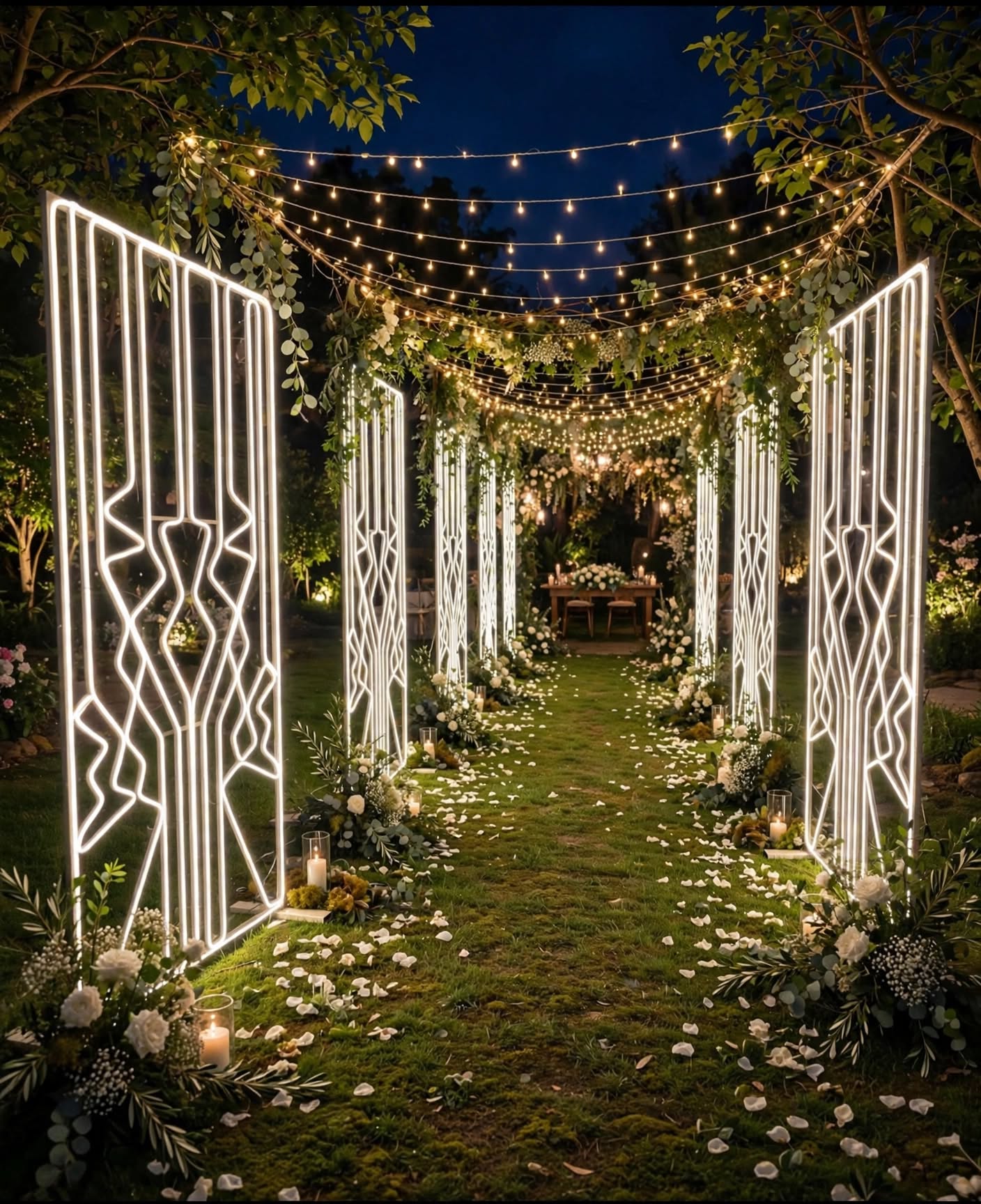 4×8 Feet Premium LED Panel for Wedding Stage Decoration