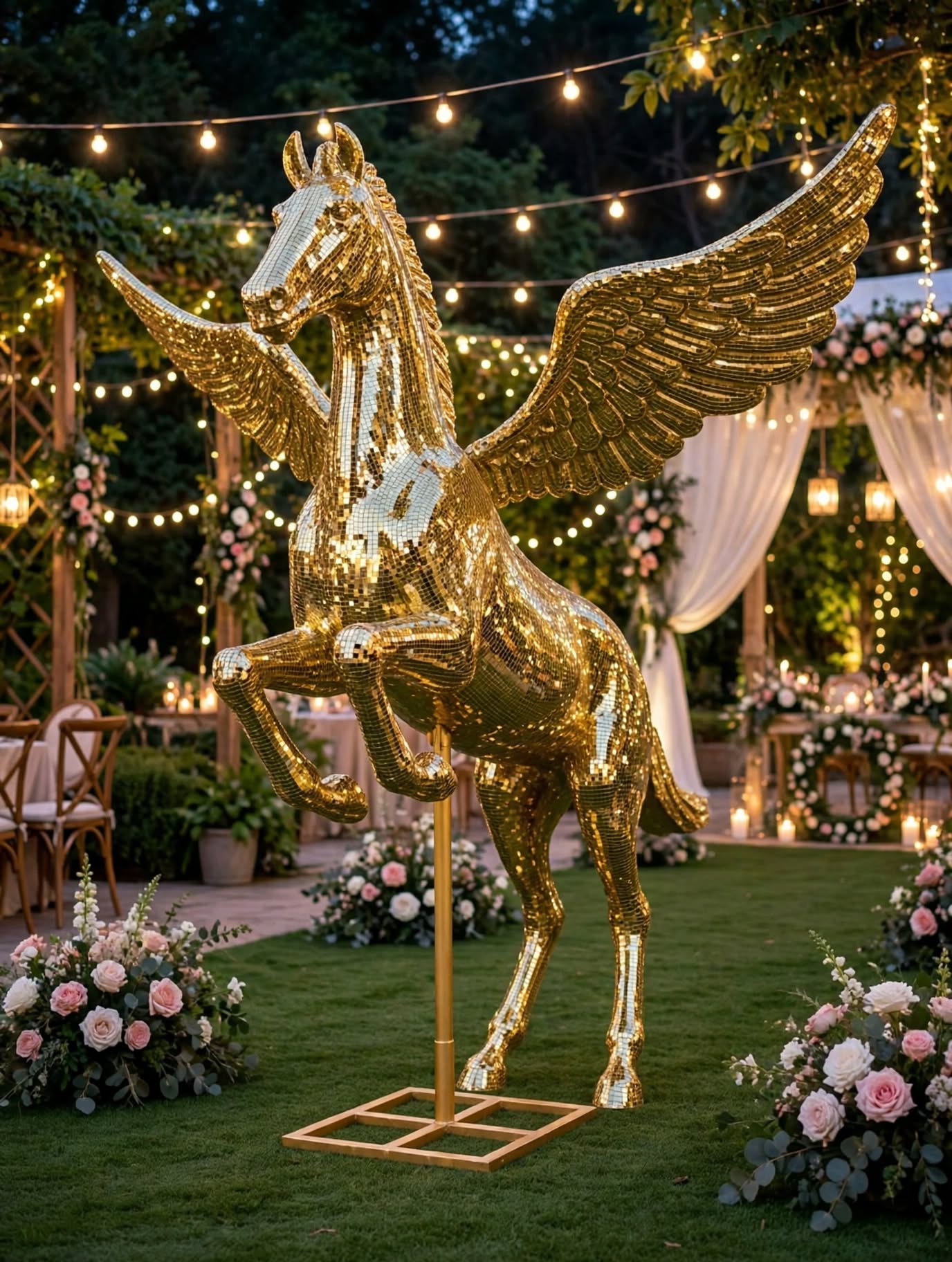Premium Mirror House Decoration for Weddings and Events