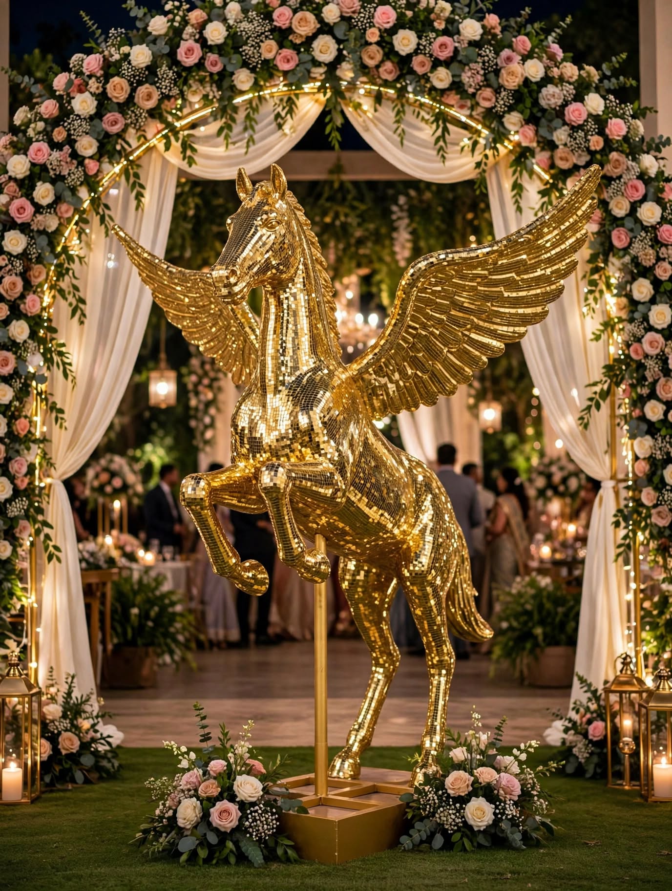 Premium Mirror House Decoration for Weddings and Events