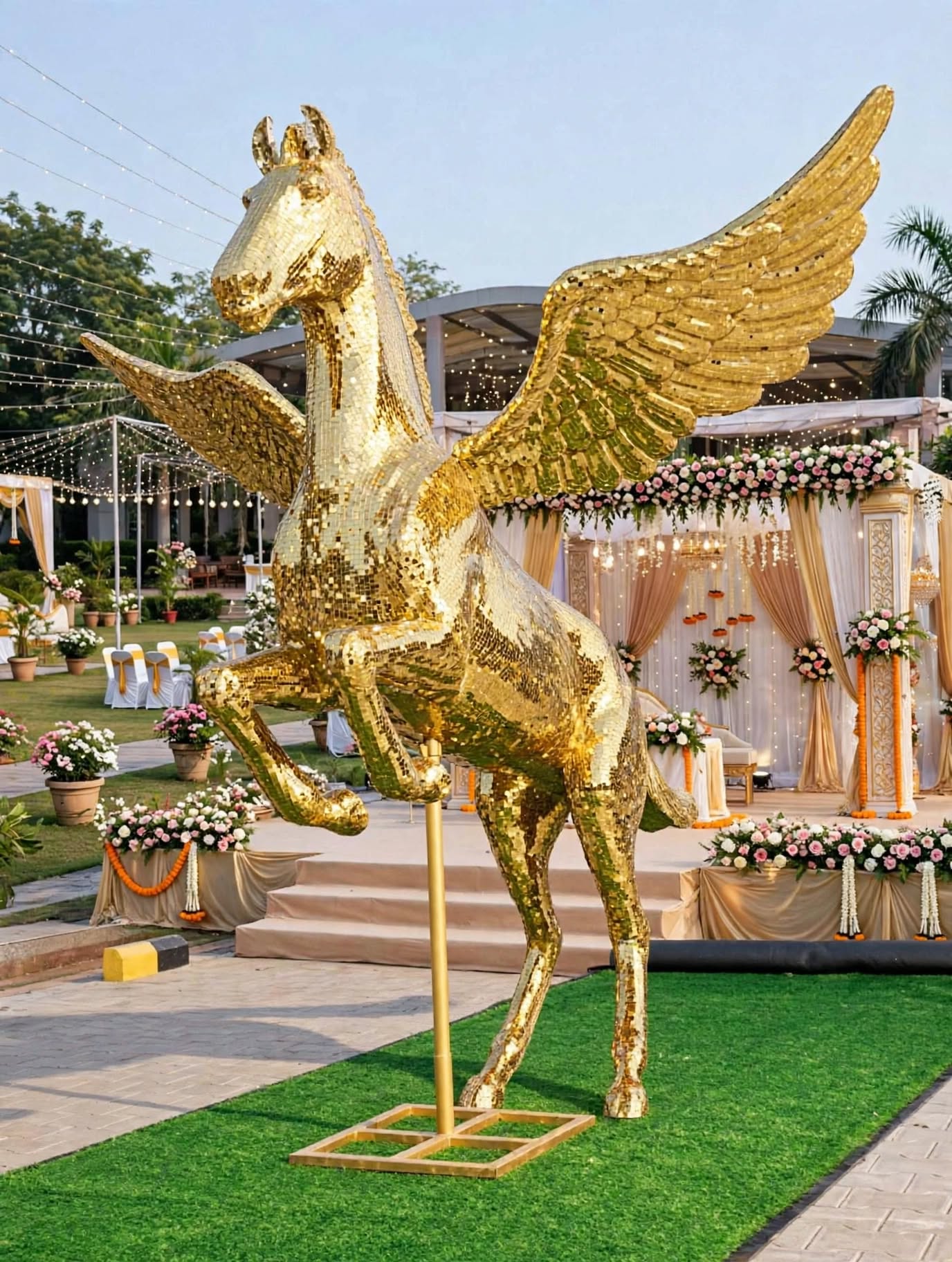 Premium Mirror House Decoration for Weddings and Events