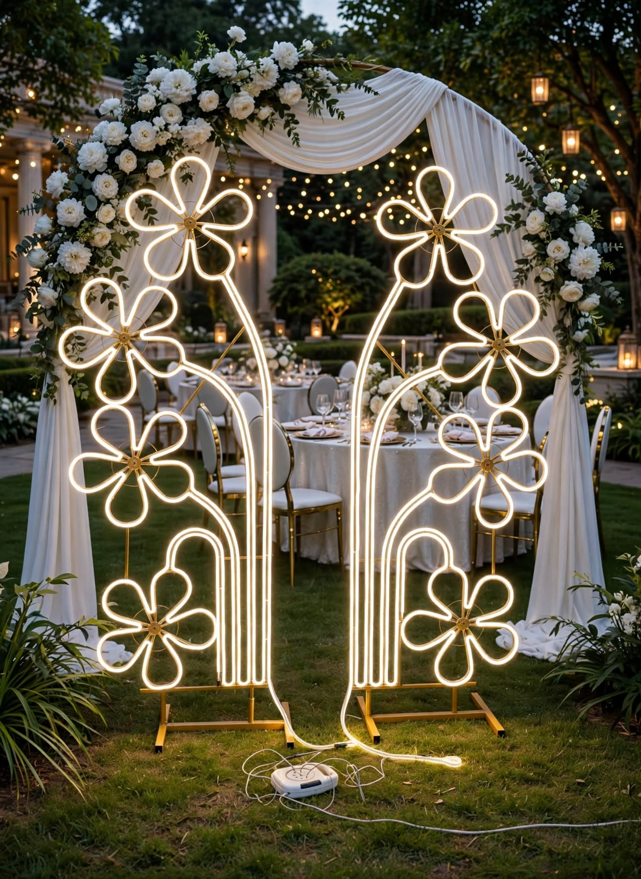 Premium Flowers LED Light for Wedding and Stage Decoration