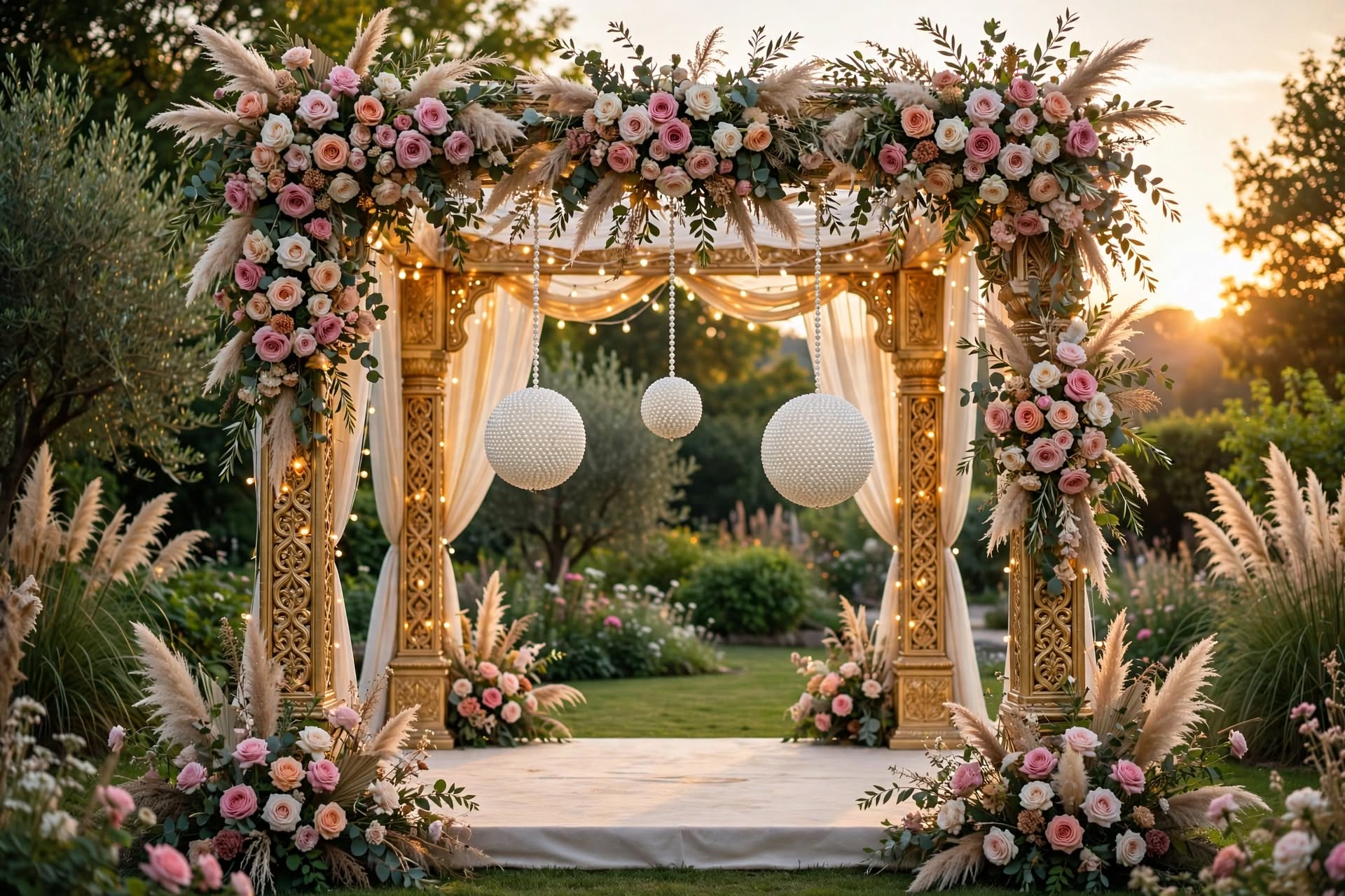 Ball Moti Latkan Hanging Decoration for Weddings and Events