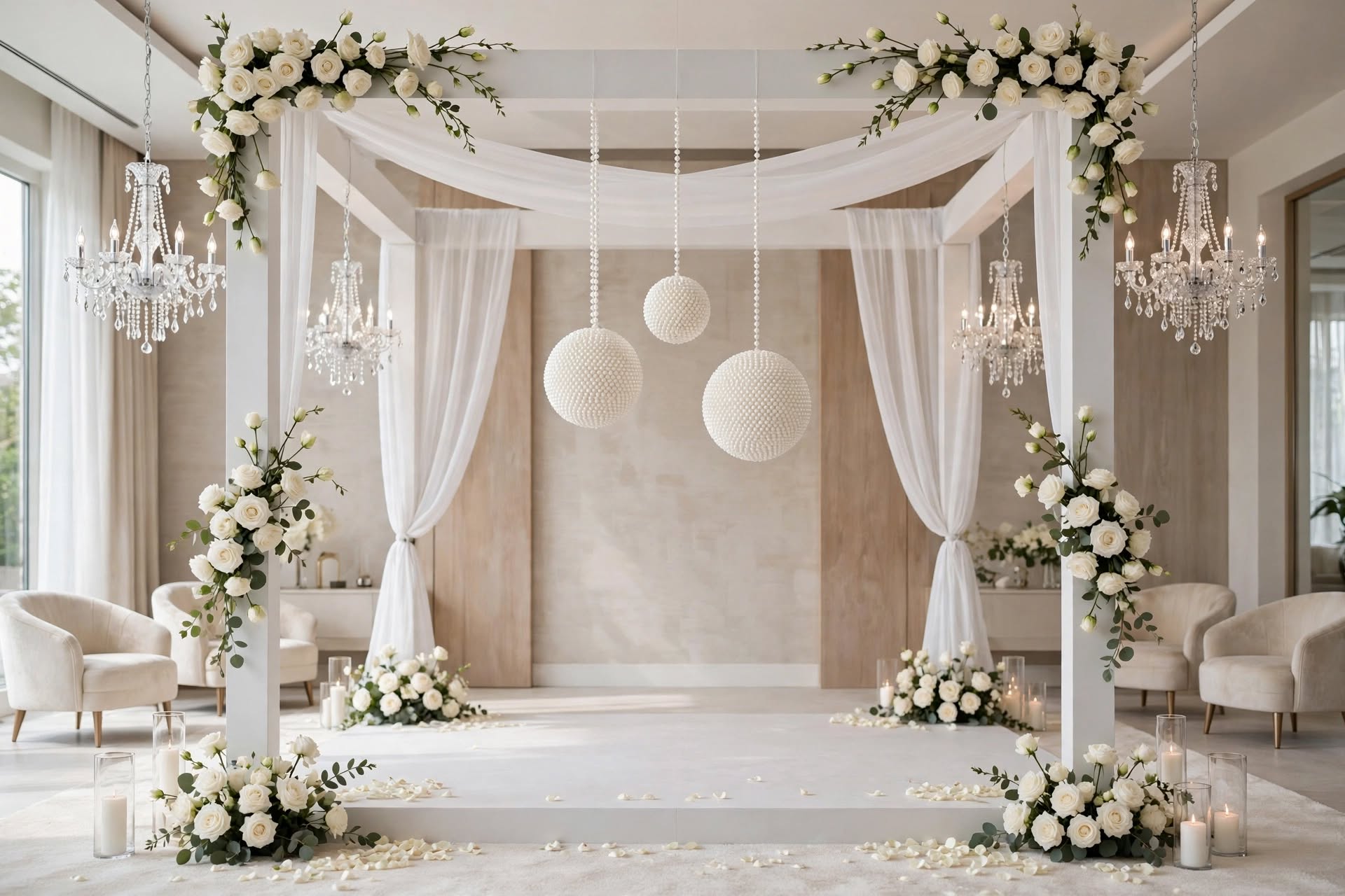 Ball Moti Latkan Hanging Decoration for Weddings and Events
