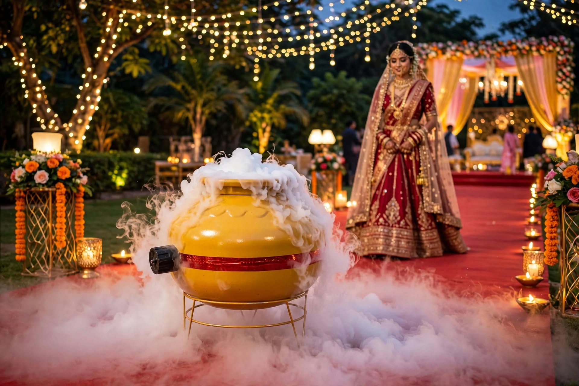 Fog Matka Entry Decoration for Weddings and Events