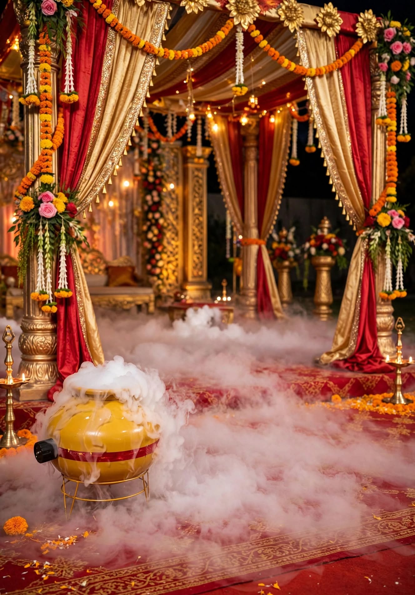 Fog Matka Entry Decoration for Weddings and Events