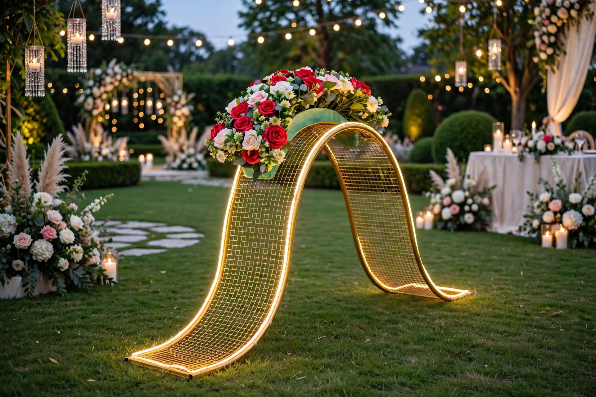 Jali Lights for Wedding, LED Stage and Event Decoration