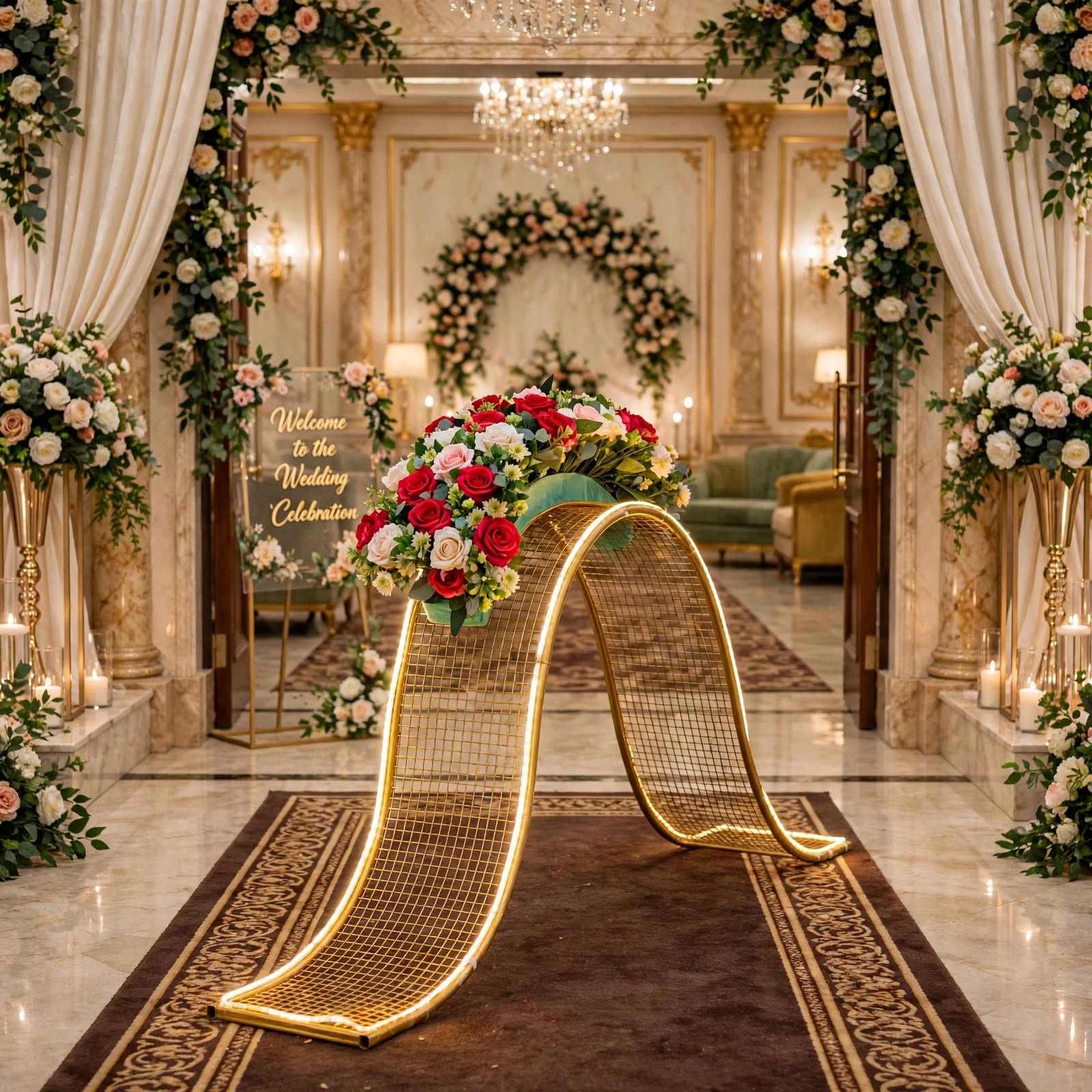 Jali Lights for Wedding, LED Stage and Event Decoration