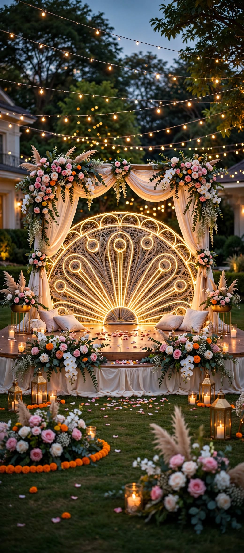 Stage Selfie Light for Wedding and Event Decoration