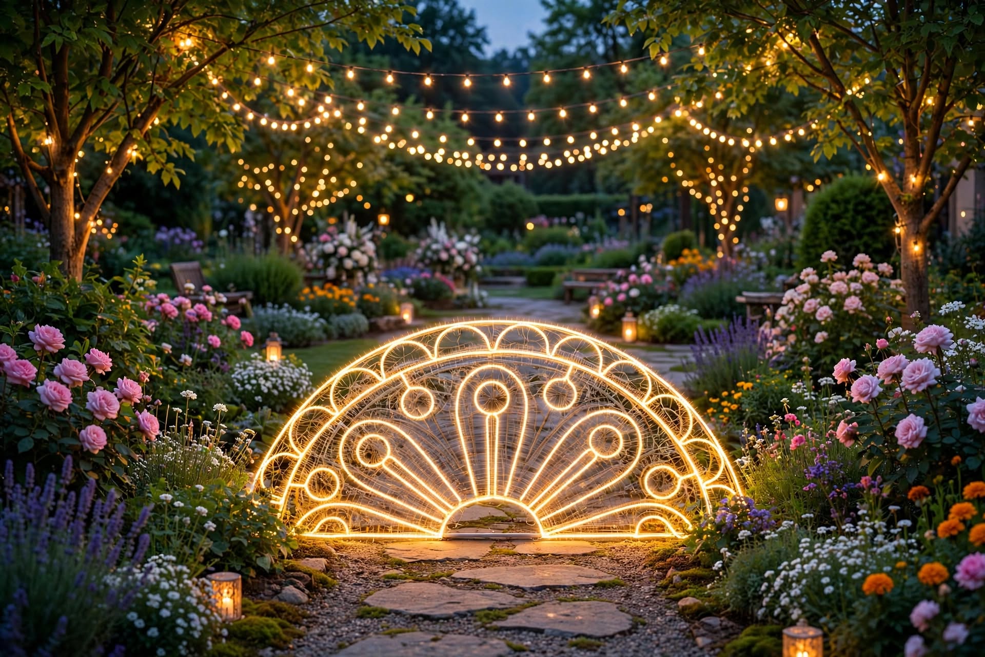 Stage Selfie Light for Wedding and Event Decoration