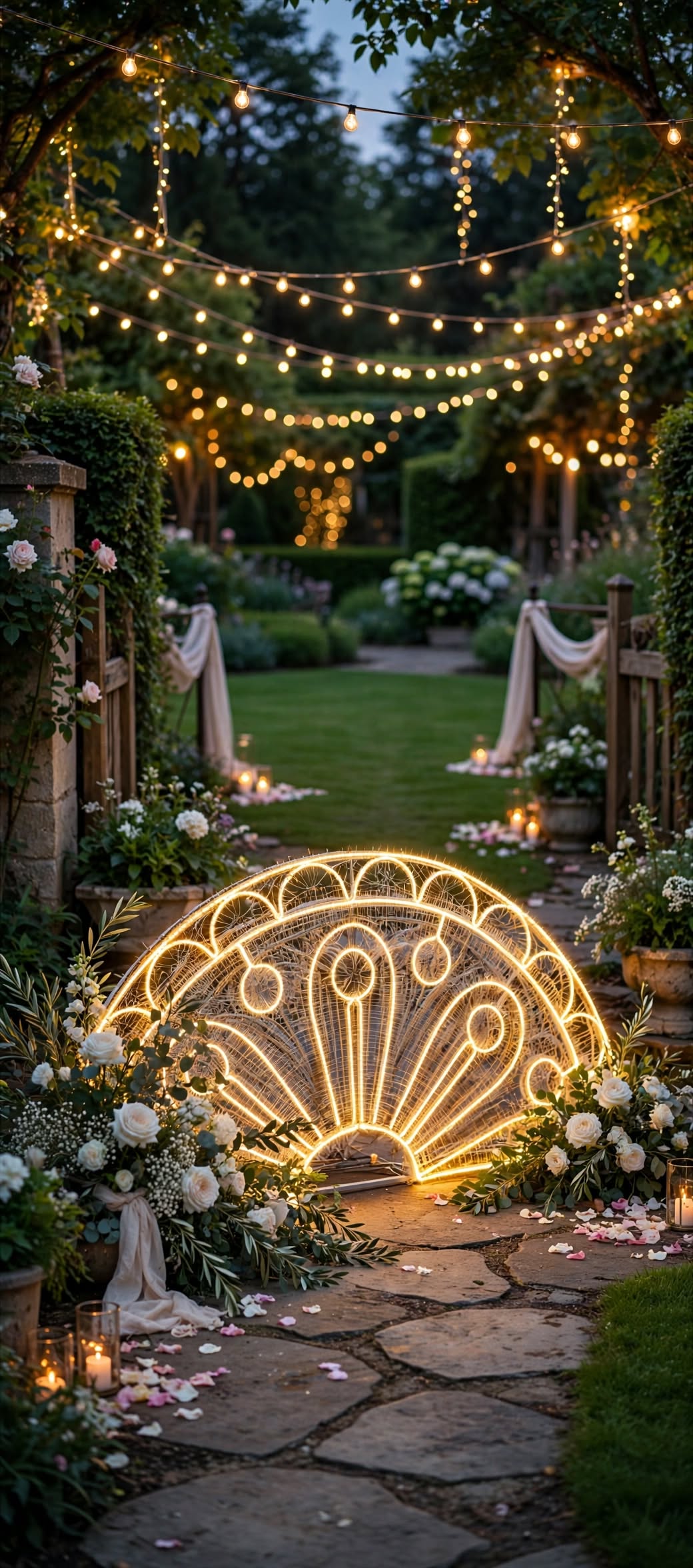 Stage Selfie Light for Wedding and Event Decoration
