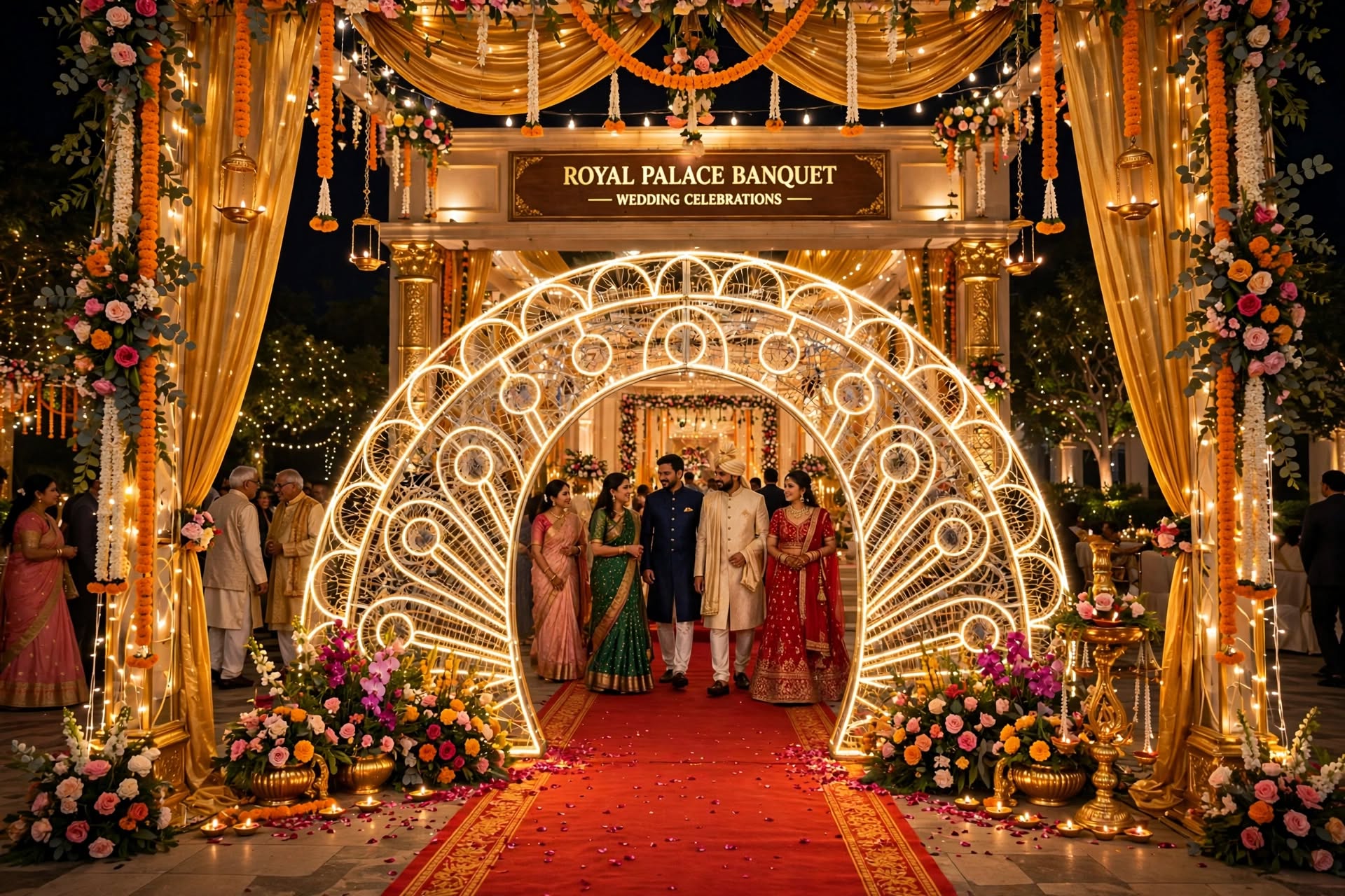 Stage Selfie Light for Wedding and Event Decoration
