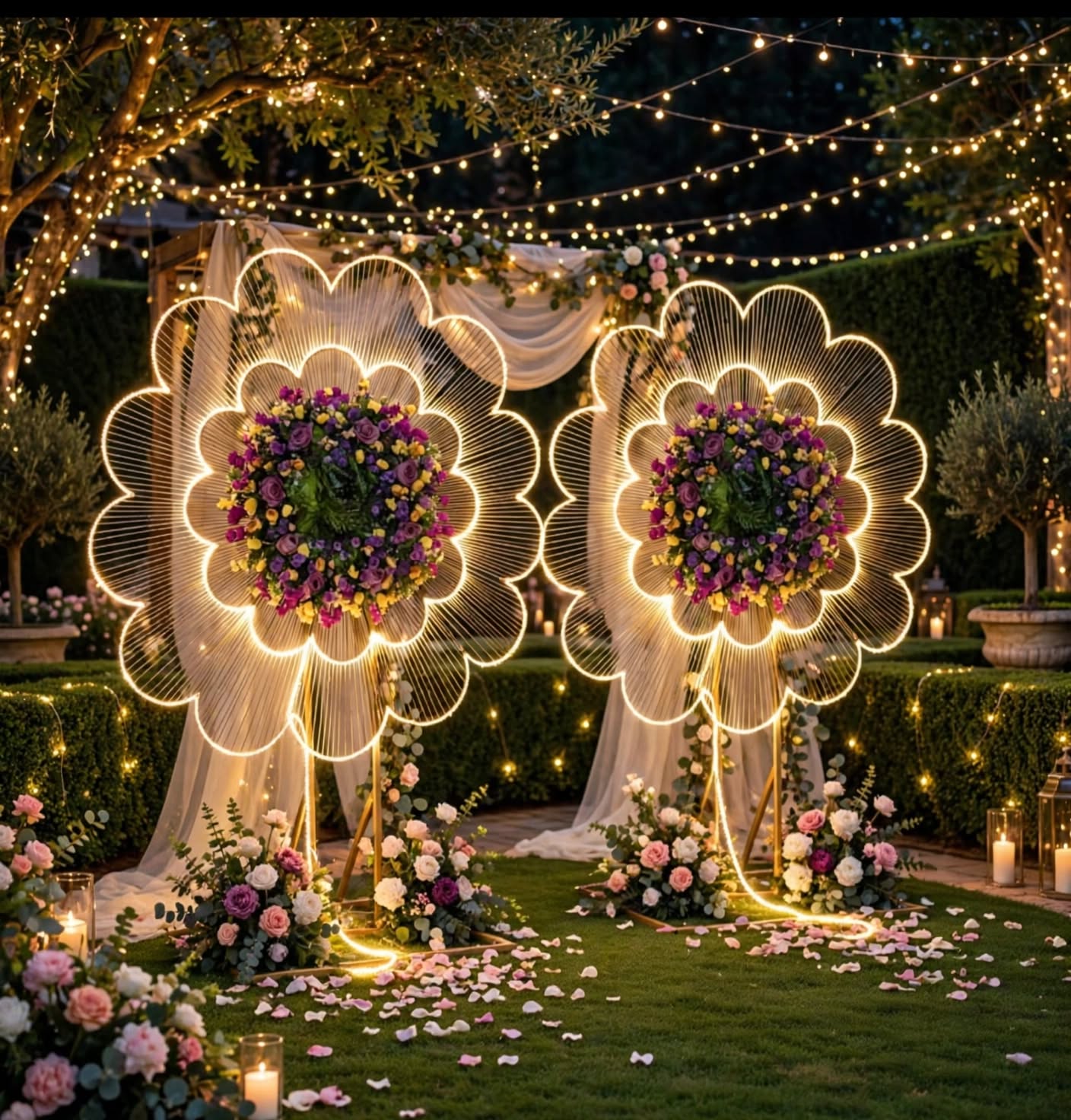 Premium Jhal LED Lights for Wedding and Event Decoration