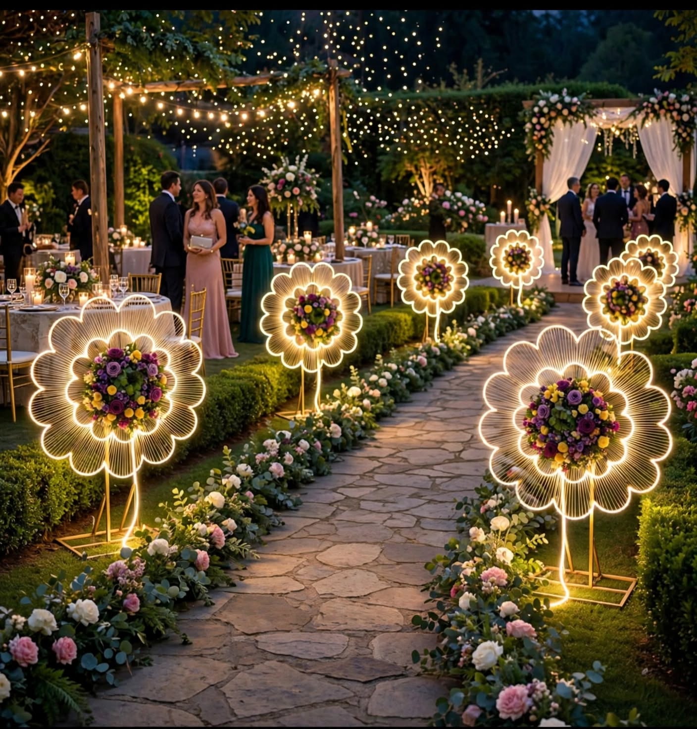 Premium Jhal LED Lights for Wedding and Event Decoration