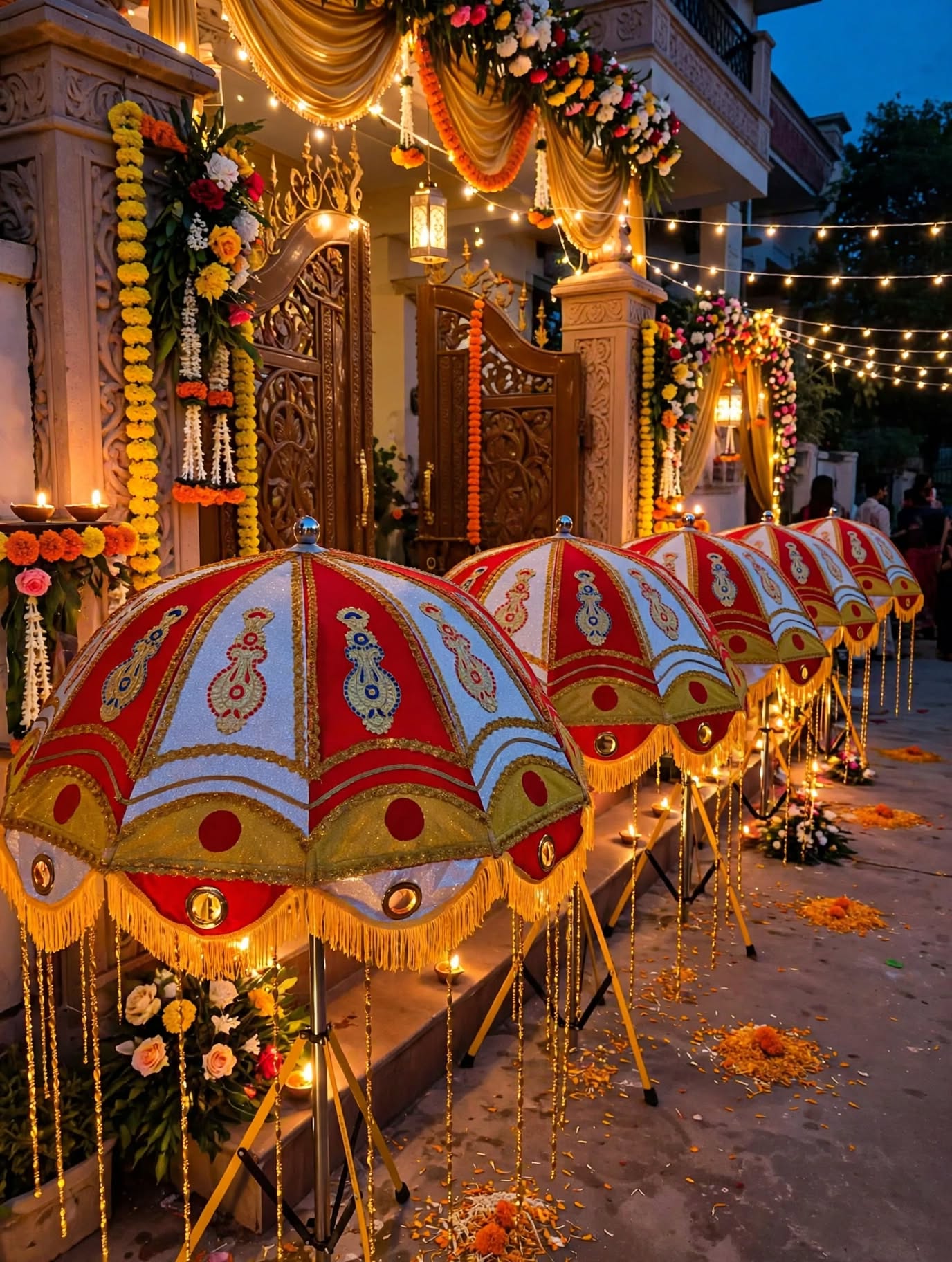 Umbrella Road Lights – Premium Wedding & Event Decoration