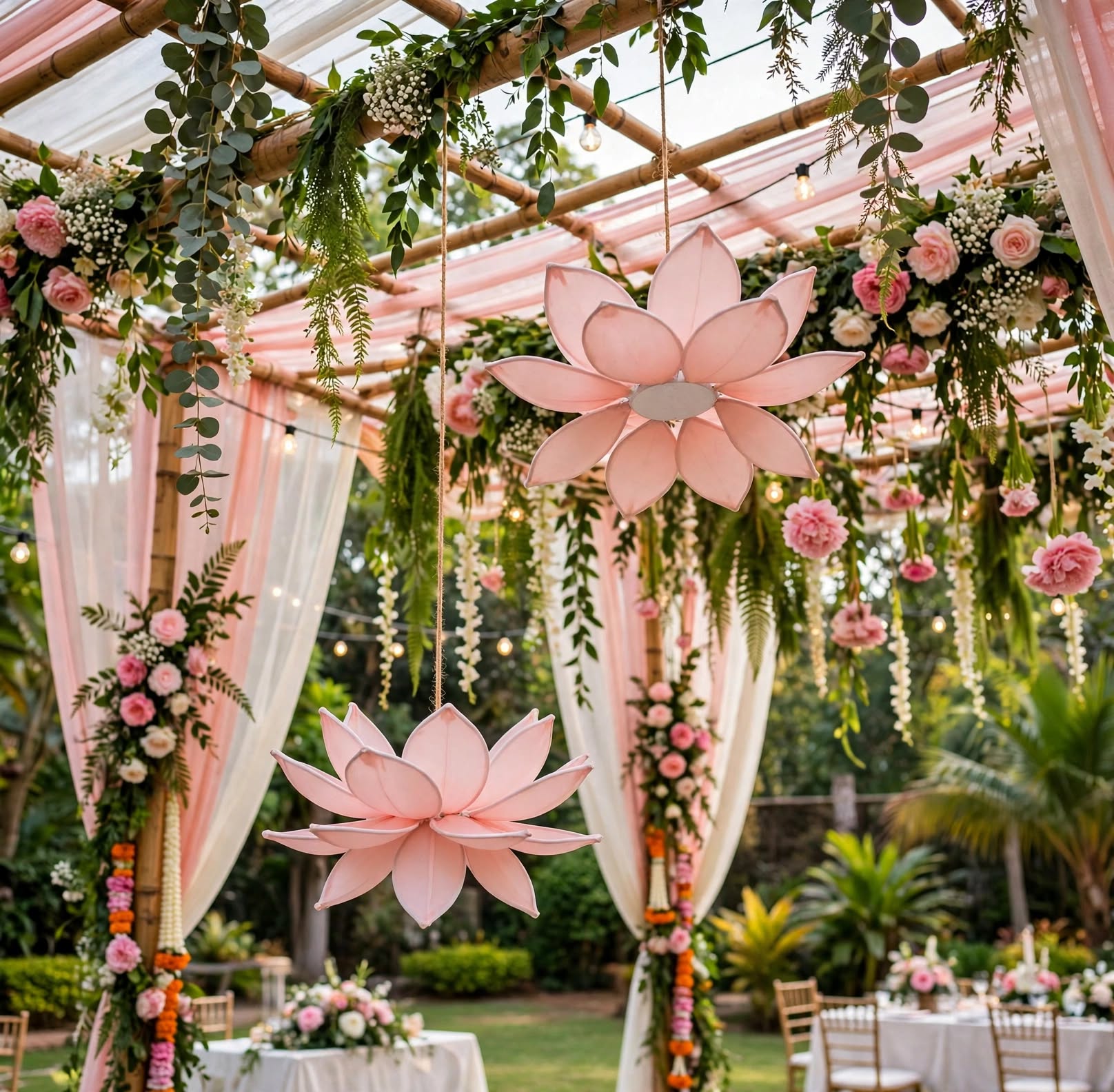 🪷 Beautiful Lotus Decoration – Premium Handmade Design 🪷 Apne Wedding, Reception, Engagement, Birthday, Stage Decoration & Event Setup ko dijiye ek शानदार और आकर्षक Look! ✨ 🌟 Elegant Lotus Design 🌟 Premium Finishing 🌟 Beautiful & Unique Decoration 🌟