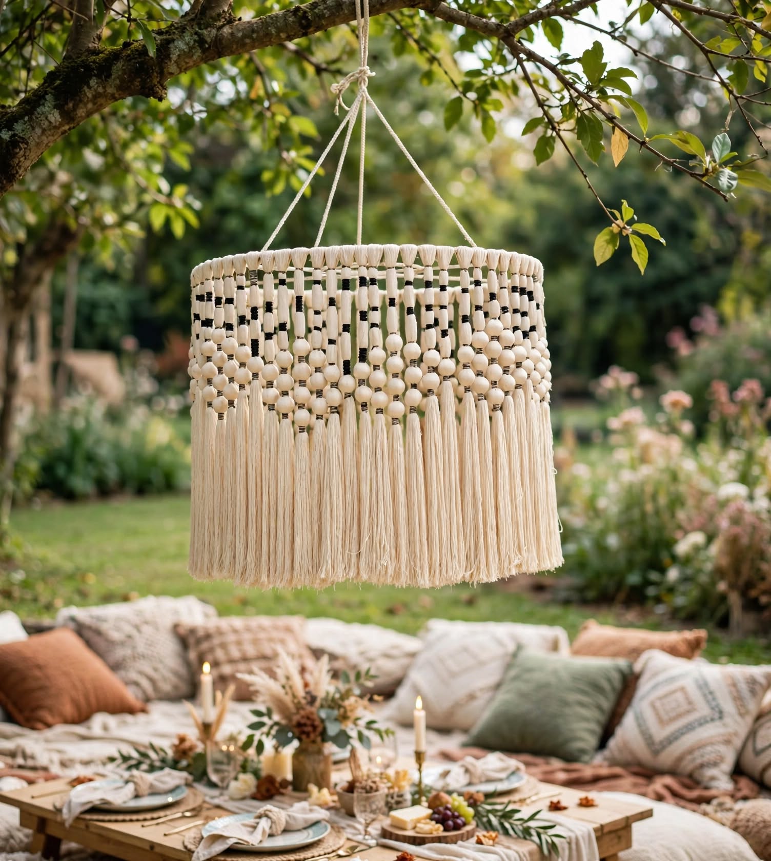 Big Threads Chandelier for Premium Wedding and Event Decoration