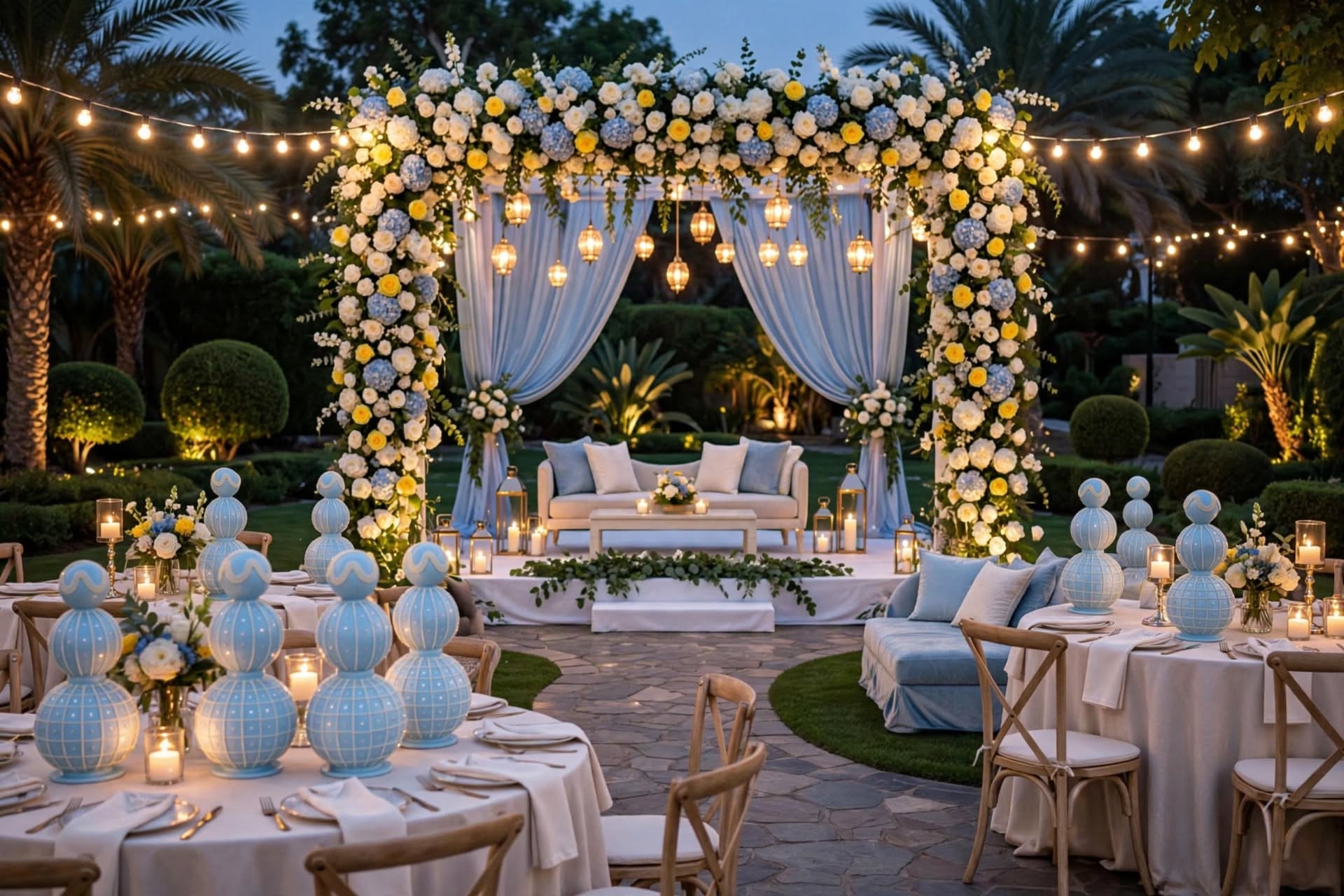 Premium Fiber Props for Wedding and Event Decoration