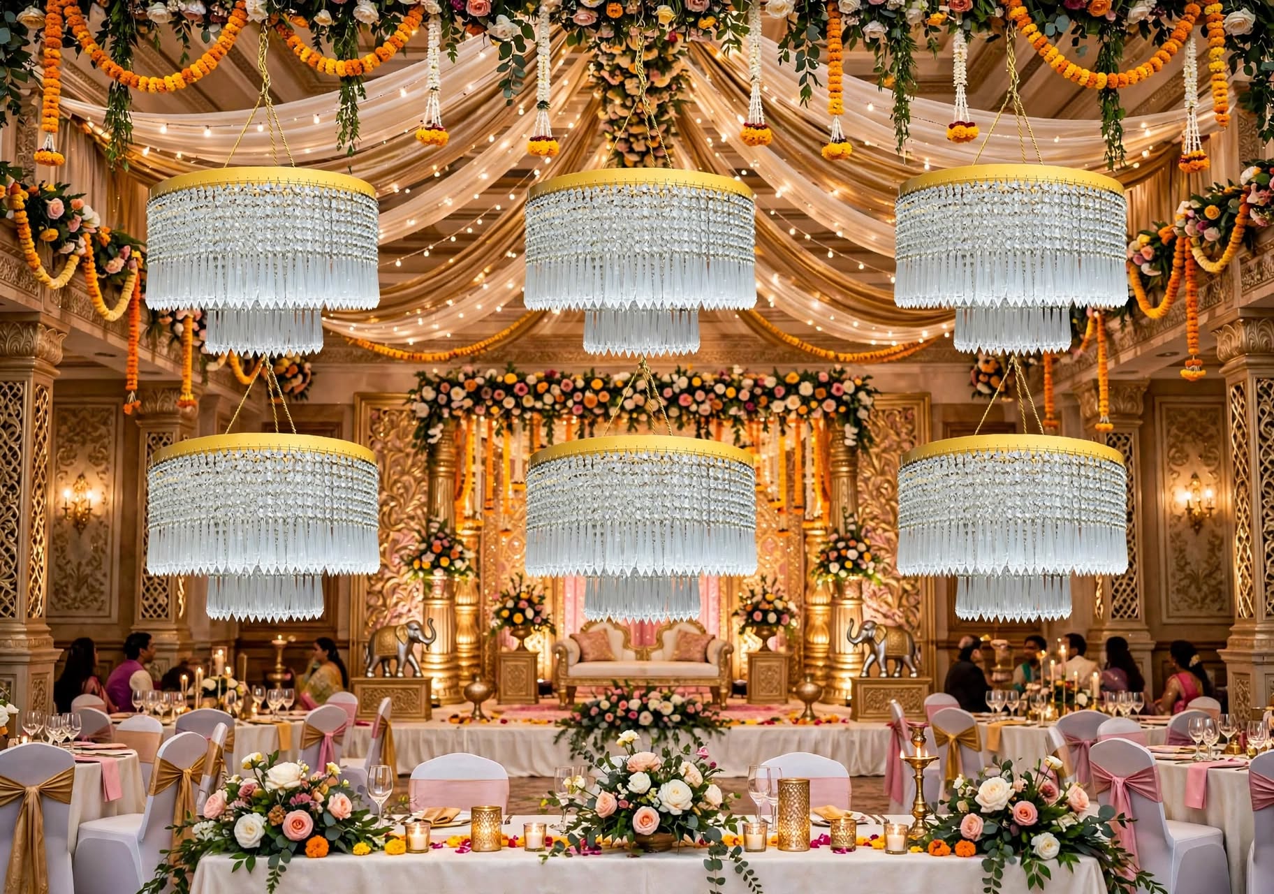 Premium Chandelier Collection for Wedding and Event Decoration