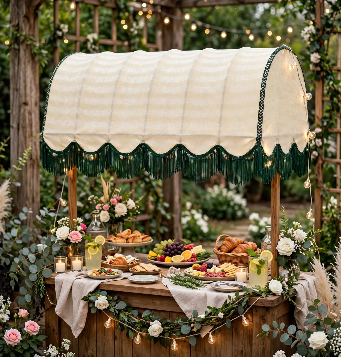 Luxury Boho Canopy Chandelier for Wedding and Event Décor