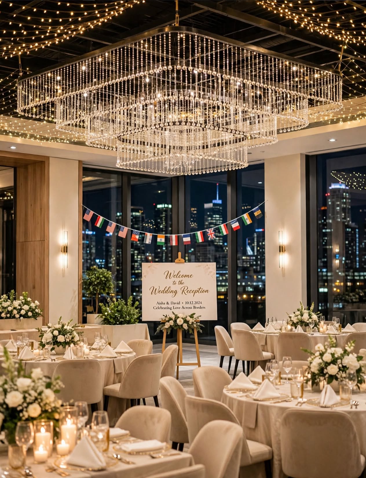 Luxury Crystal Chandelier for Wedding and Event Decoration