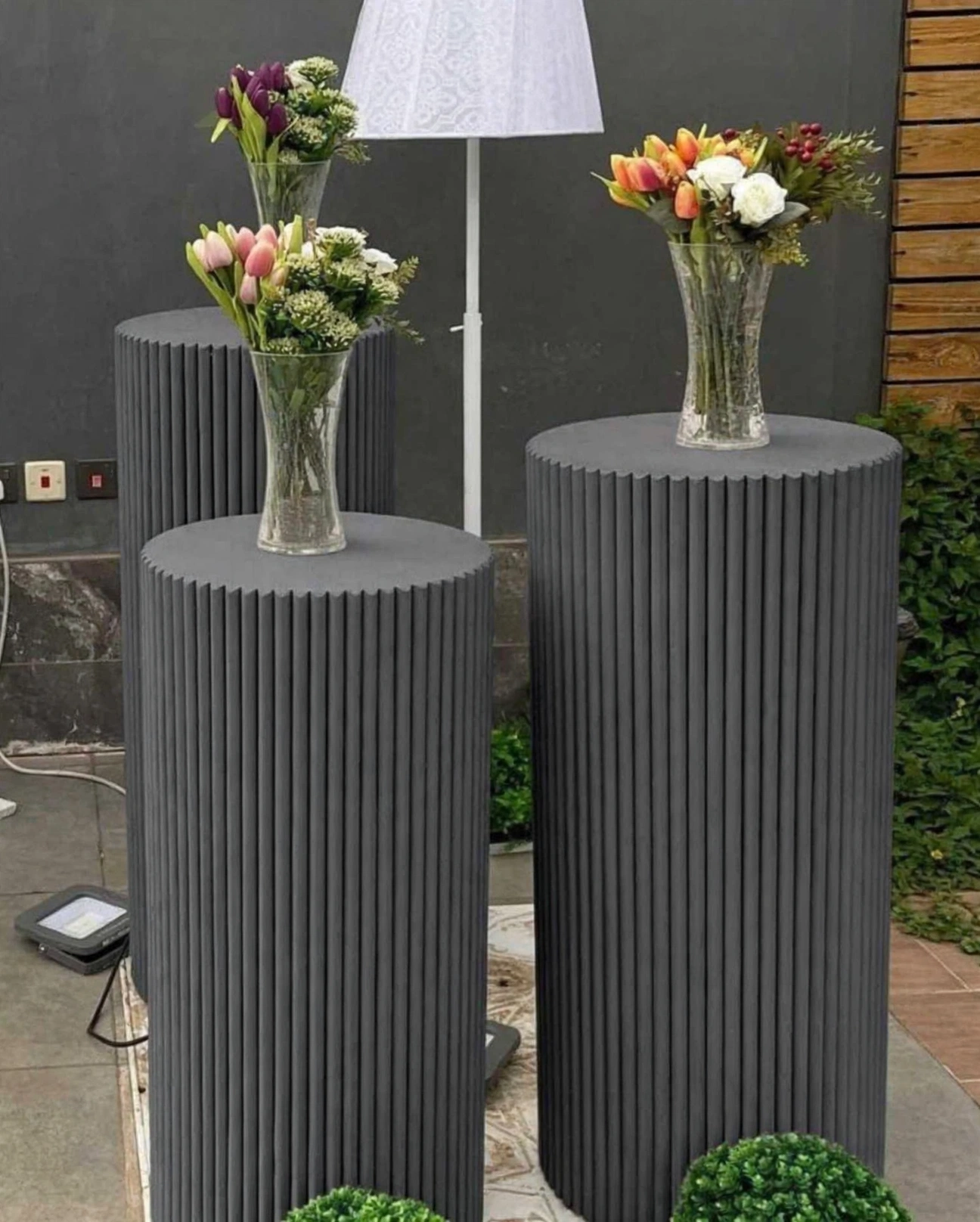 Luxury Fiber Props for Wedding and Event Decoration