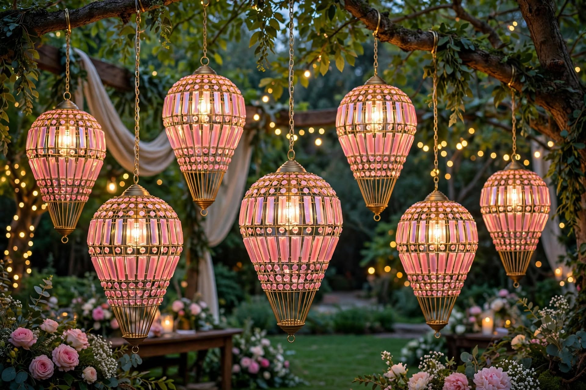Premium Colorful Hanging Decoration Collection for Weddings and Events