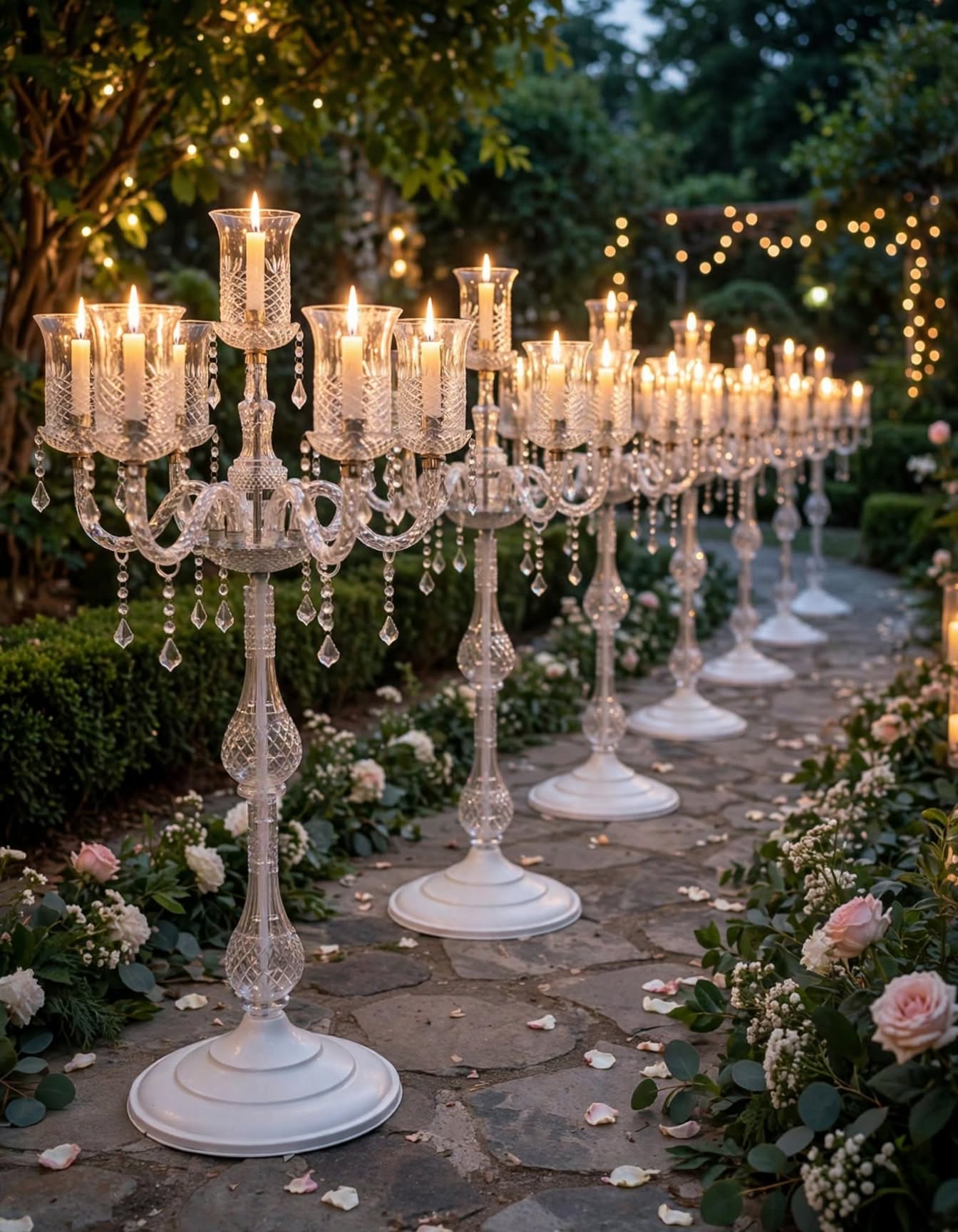 Luxury Crystal Chandelier Stand for Wedding and Event Decoration