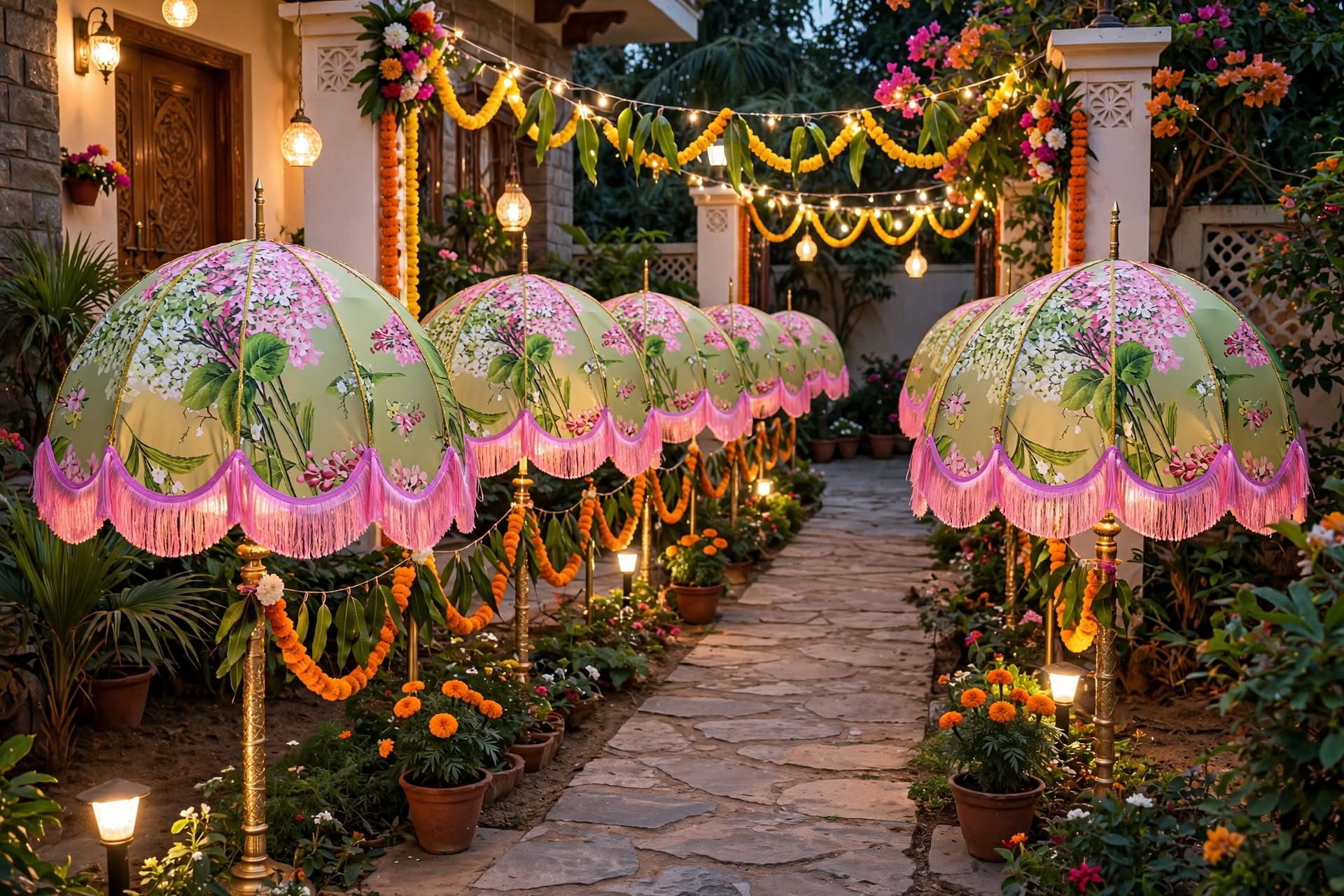 Premium Fabric Hanging for Wedding and Event Decoration