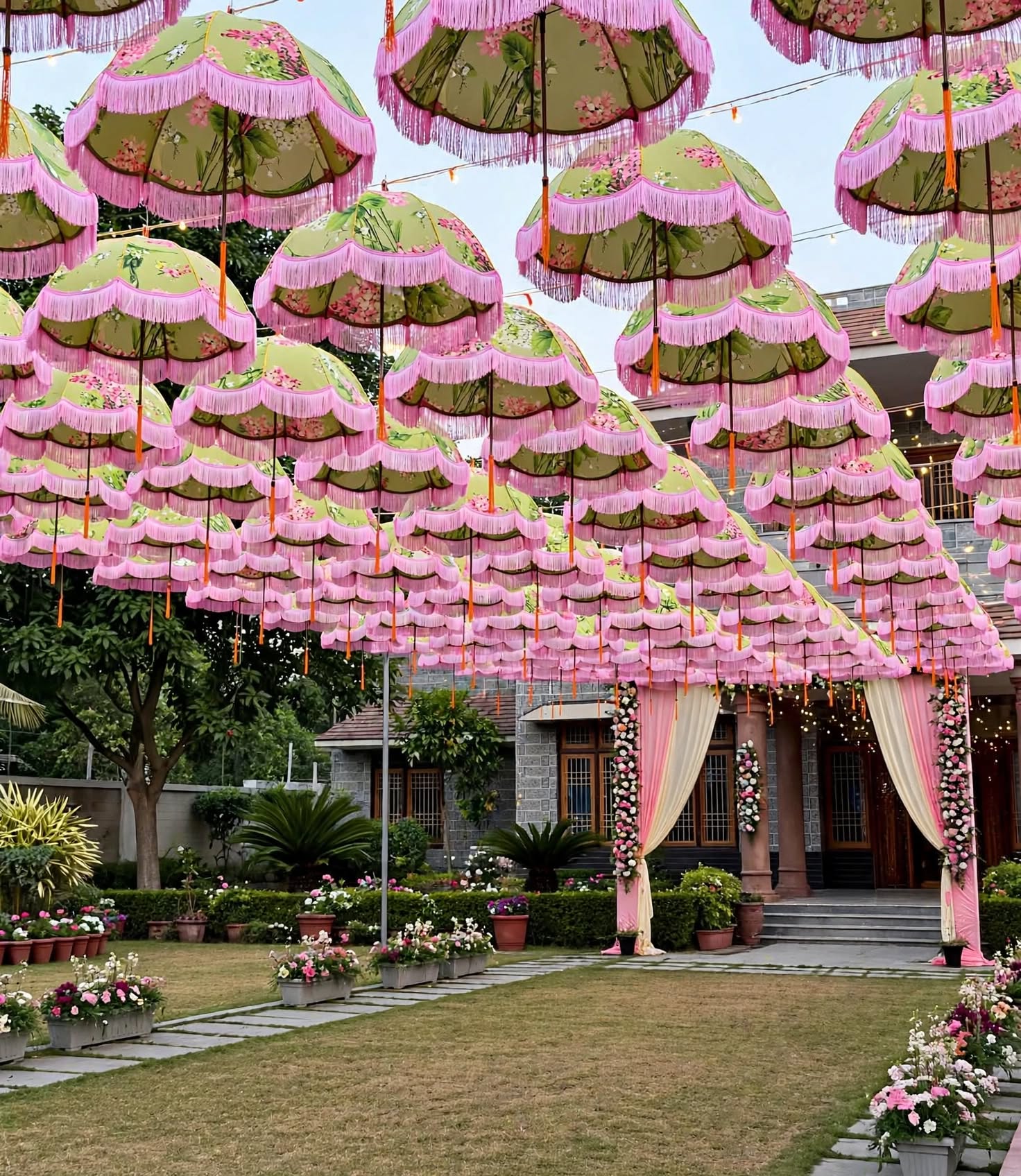 Premium Fabric Hanging for Wedding and Event Decoration