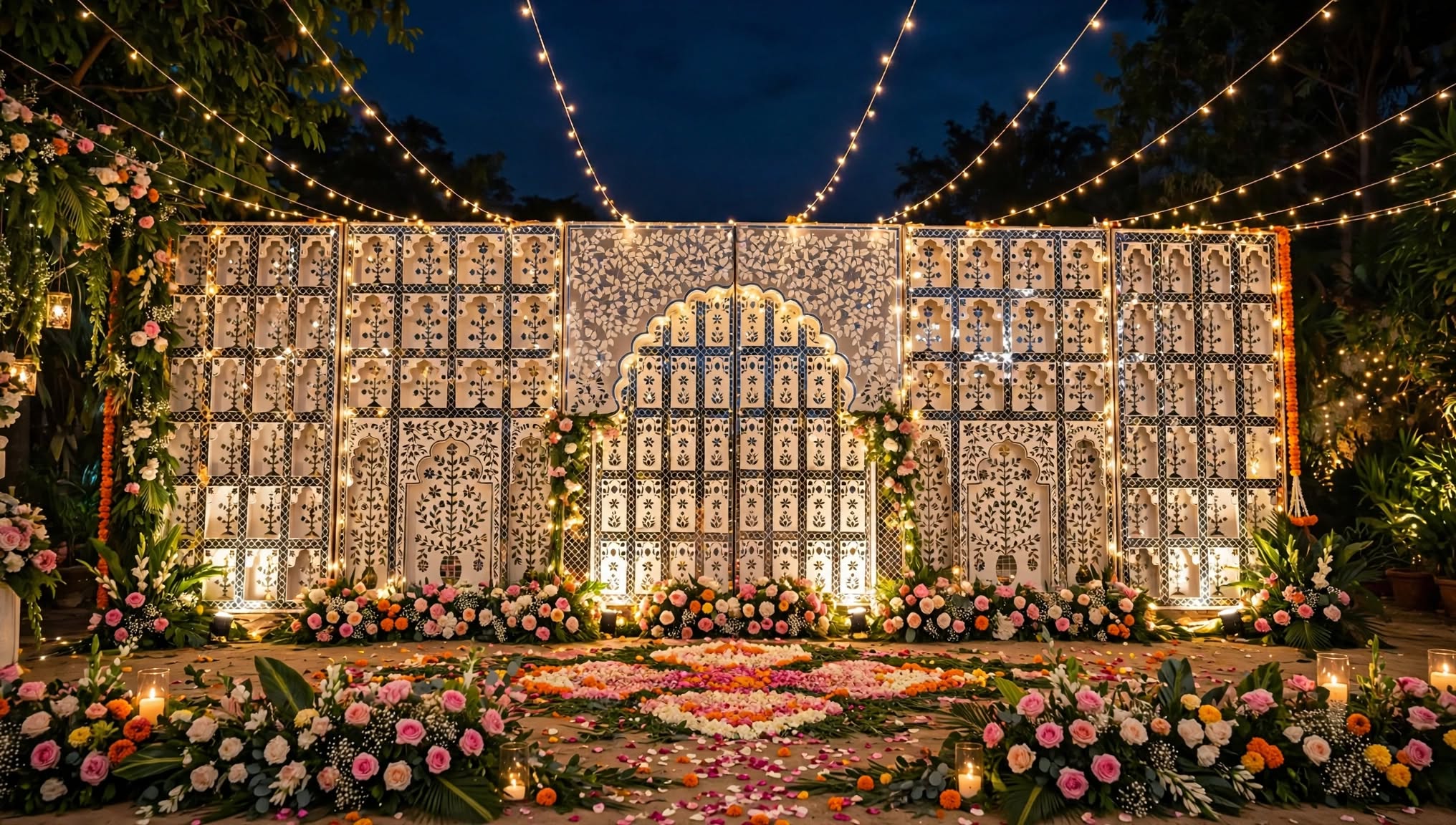 Premium Mirror Stage Decoration – Luxury Stage Design in All Sizes