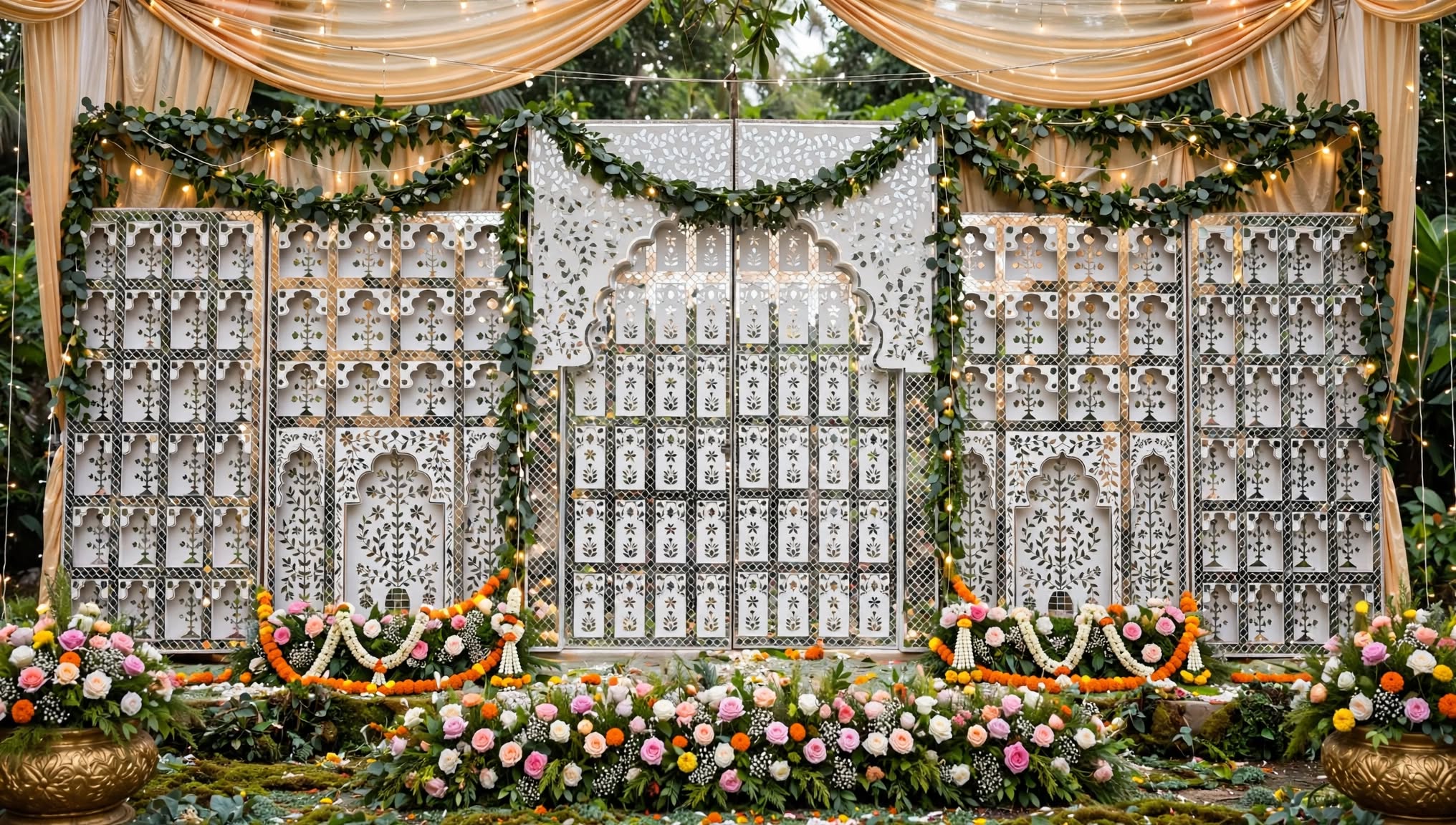 Premium Mirror Stage Decoration – Luxury Stage Design in All Sizes