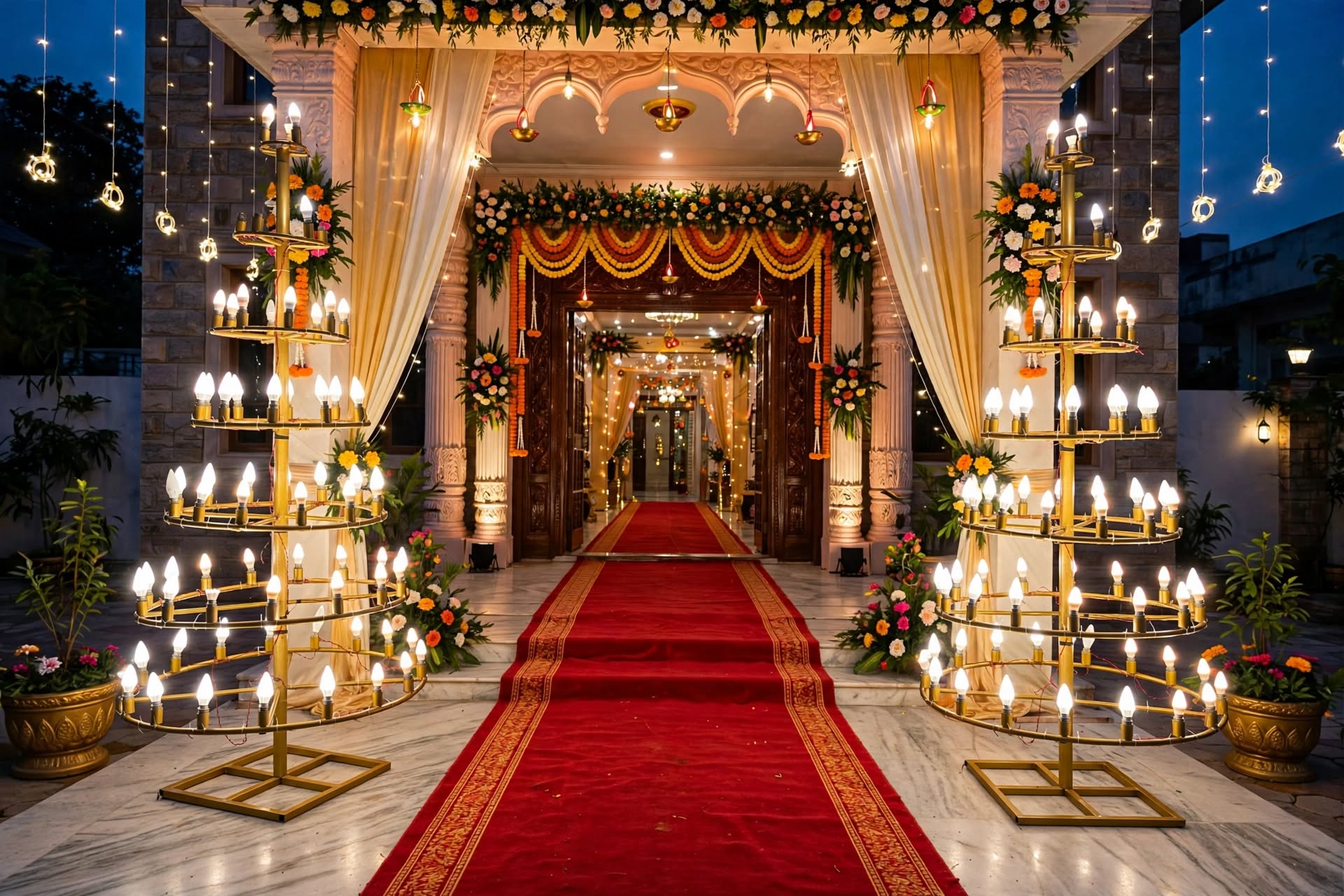 Premium Lights Stand for Luxury Wedding and Event Decoration