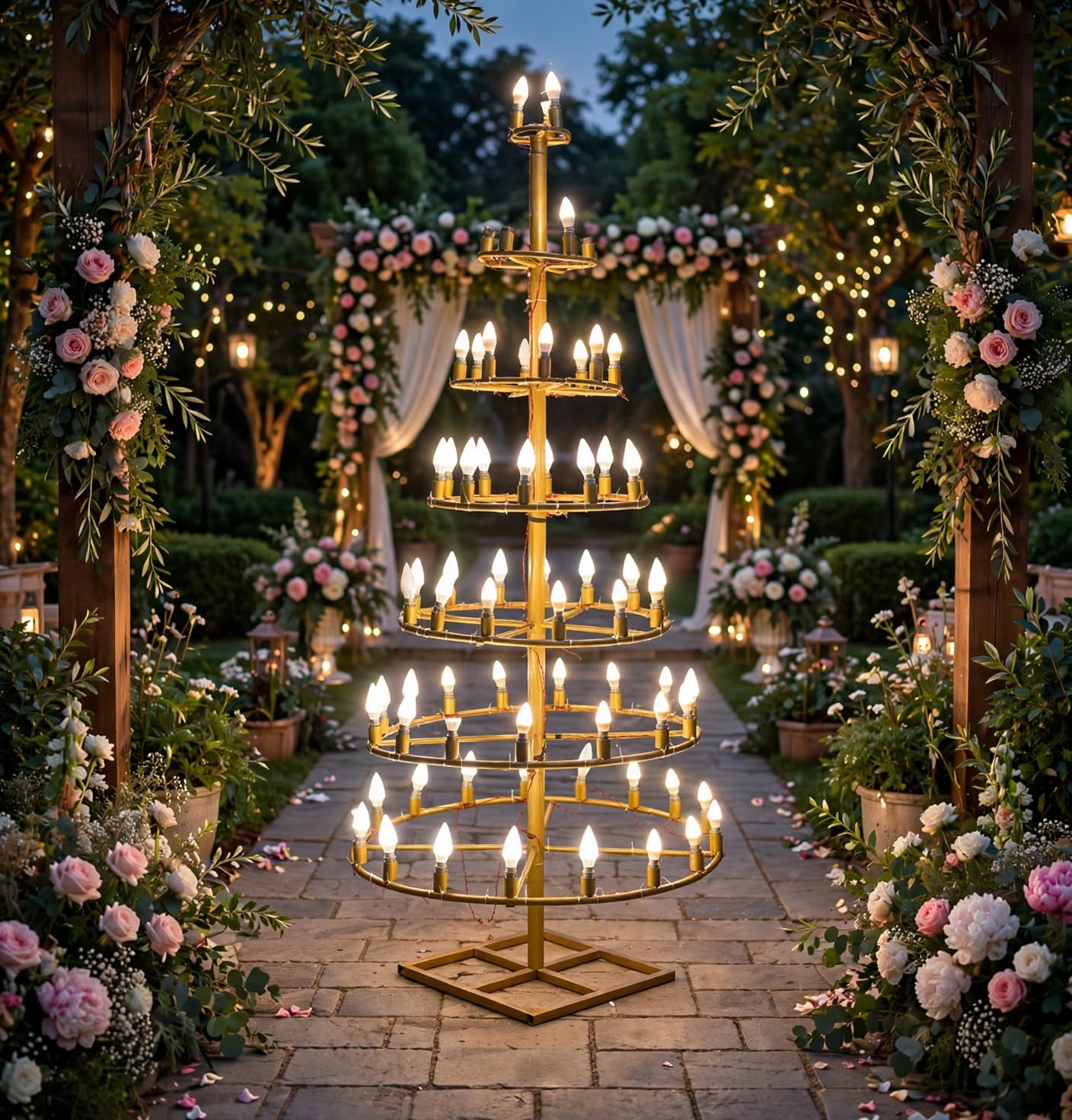 Premium Lights Stand for Luxury Wedding and Event Decoration